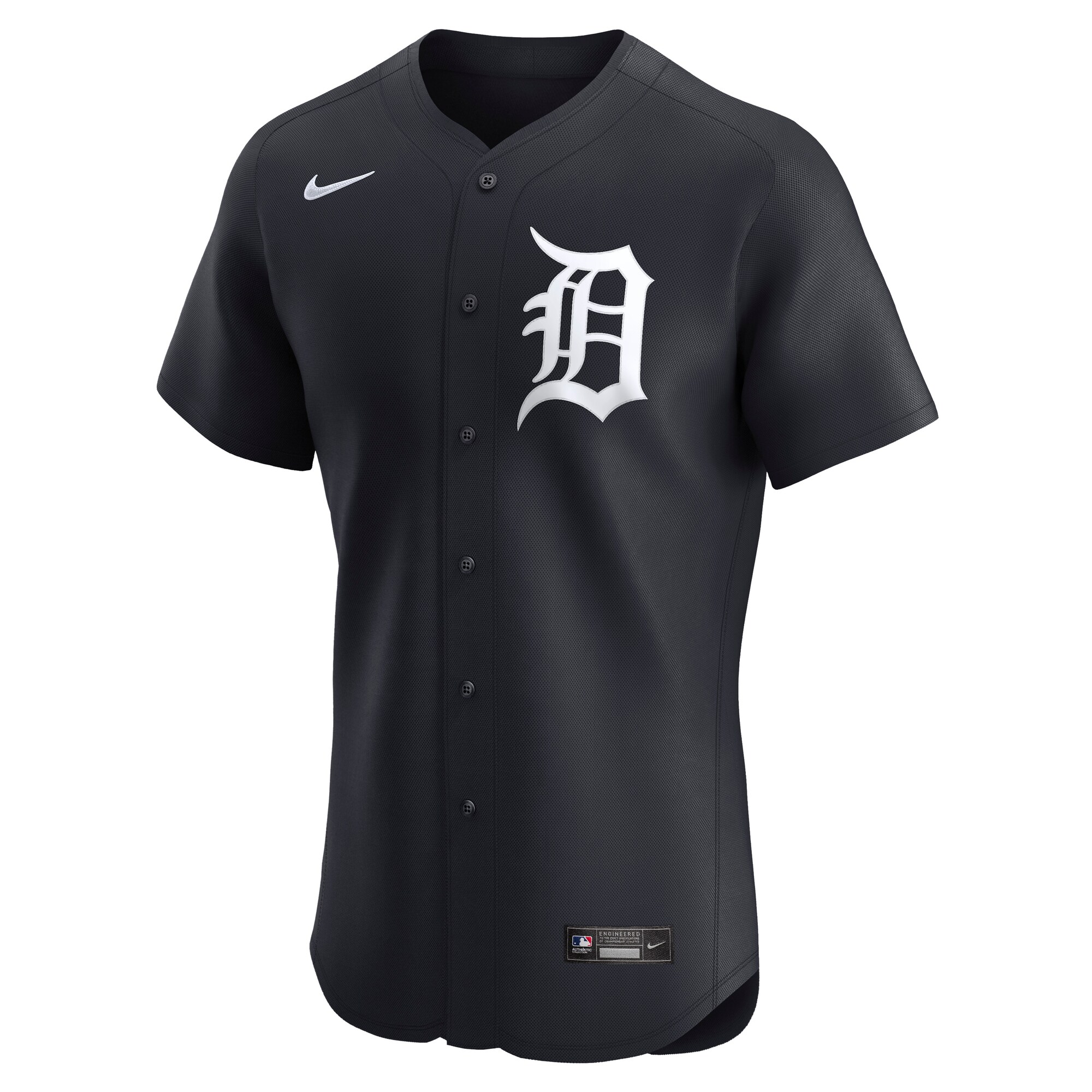 Alternative view of Men's Detroit Tigers Javier Baez Navy Alternate Elite Player Jersey