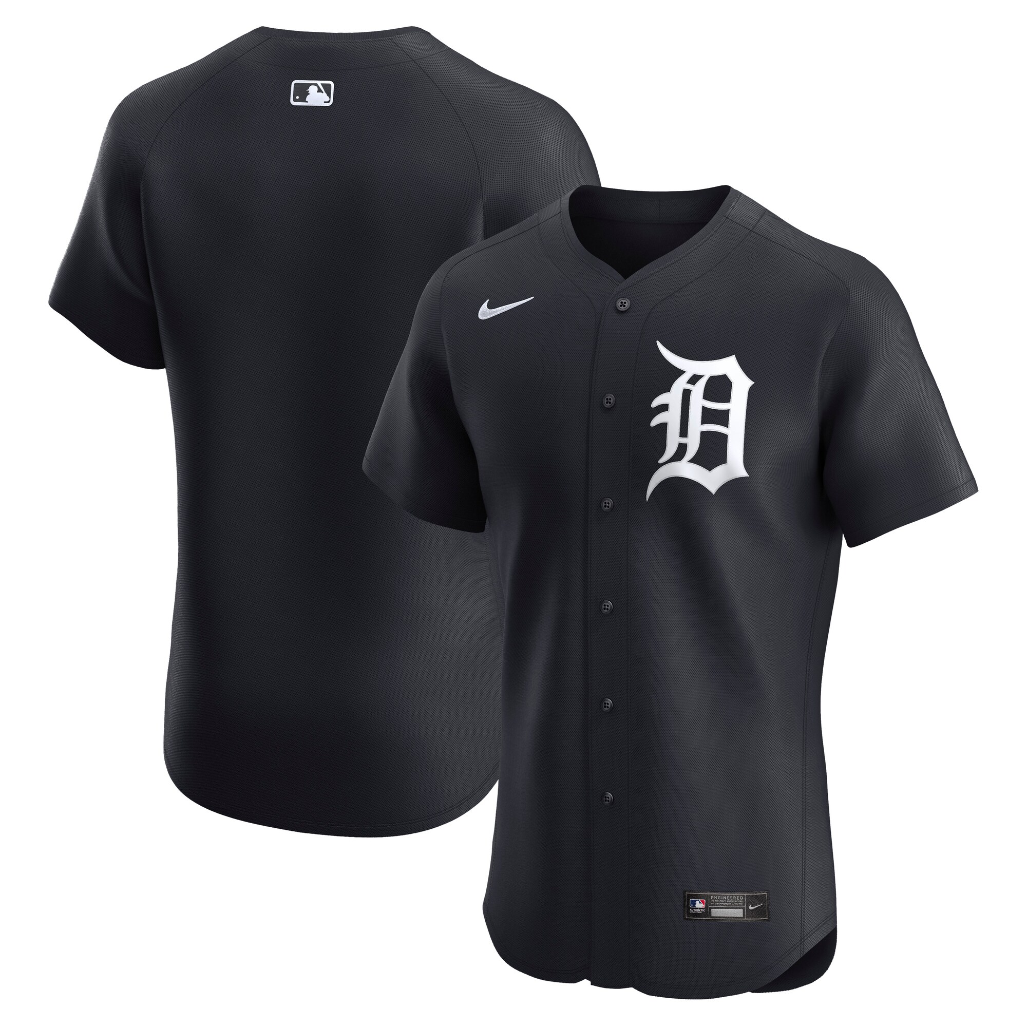 Men's Detroit Tigers Navy Alternate Elite Baseball Jersey