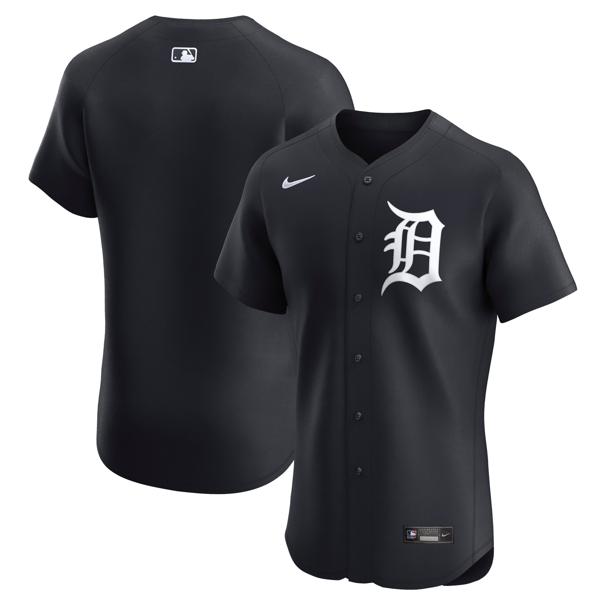 Men's Detroit Tigers Navy Alternate Elite Baseball Jersey