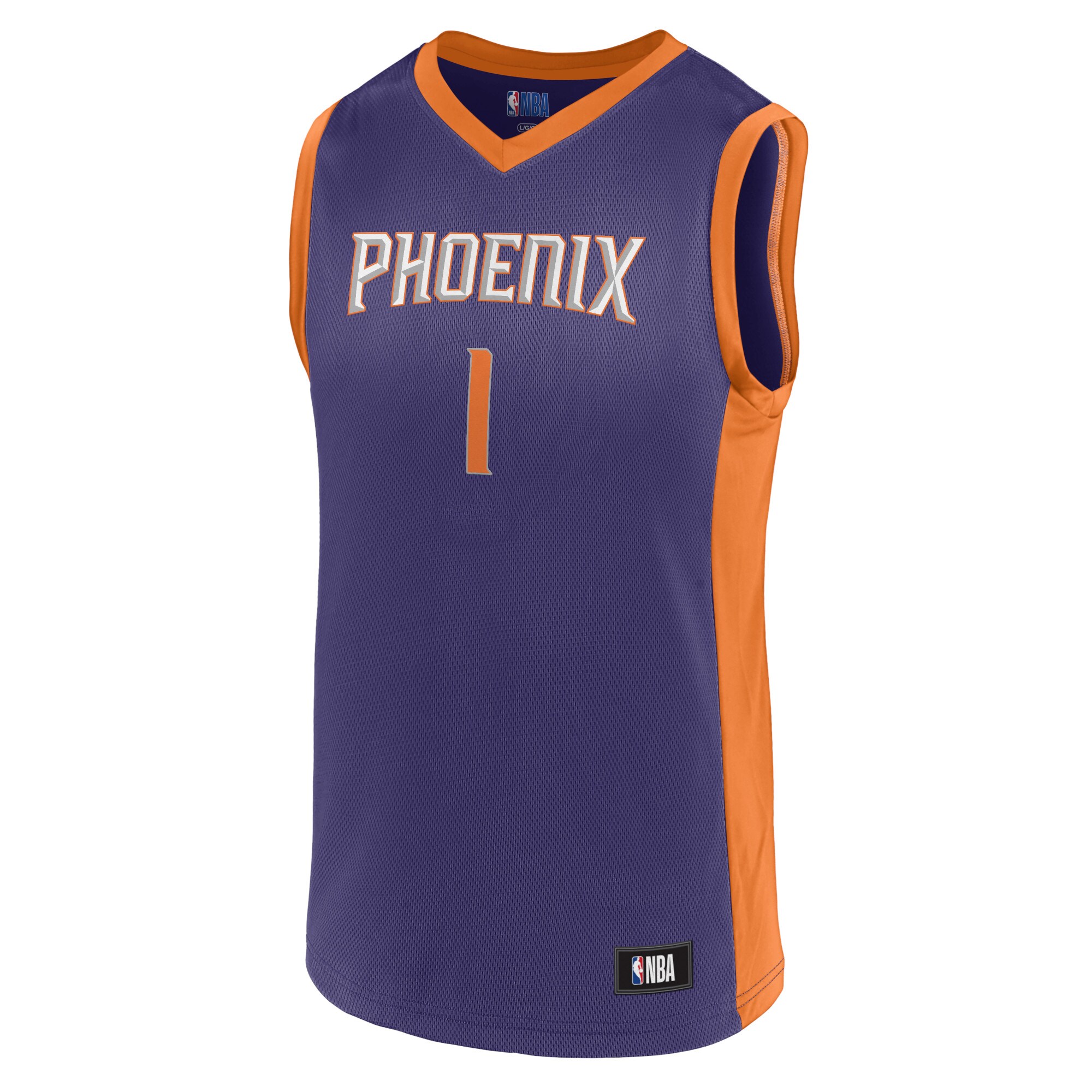 Alternative view of Men’s Devin Booker Purple Phoenix Suns Player Basketball Jersey