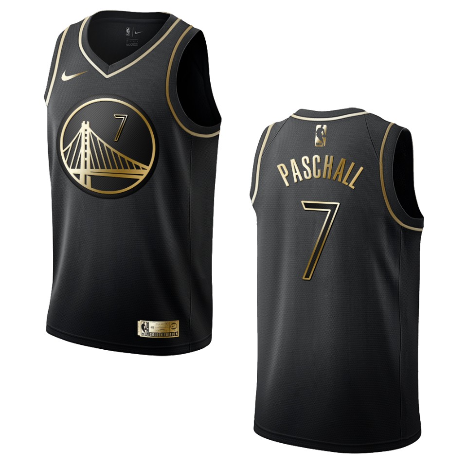Men’s Golden State Warriors #7 Eric Paschall Golden Edition Basketball Jersey – Paschall