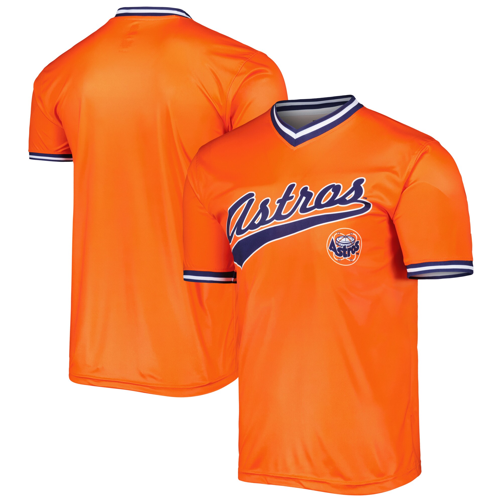 Men's Houston Astros Stitches Orange Cooperstown Collection Team Baseball Jersey 