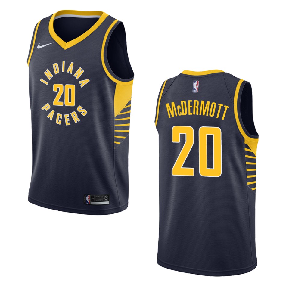 Men's Indiana Pacers #20 Doug Mcdermott Icon Swingman Basketball Jersey - Navy