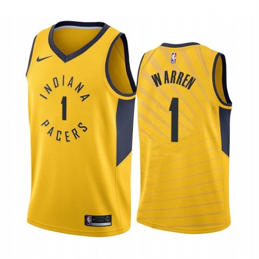 Men's Indiana Pacers T.j. Warren 1 Statet Basketball Jersey - JS788 