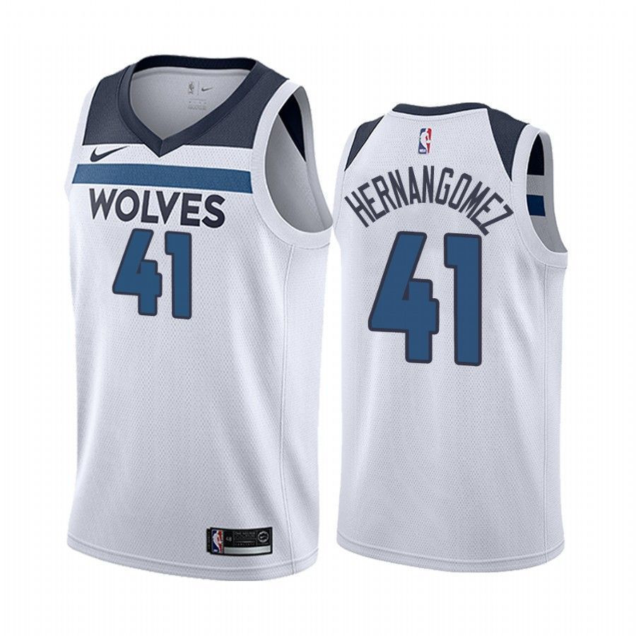 Men's Juancho Hernangomez Minnesota Timberwolves White Association Basketball Jersey - JS646 