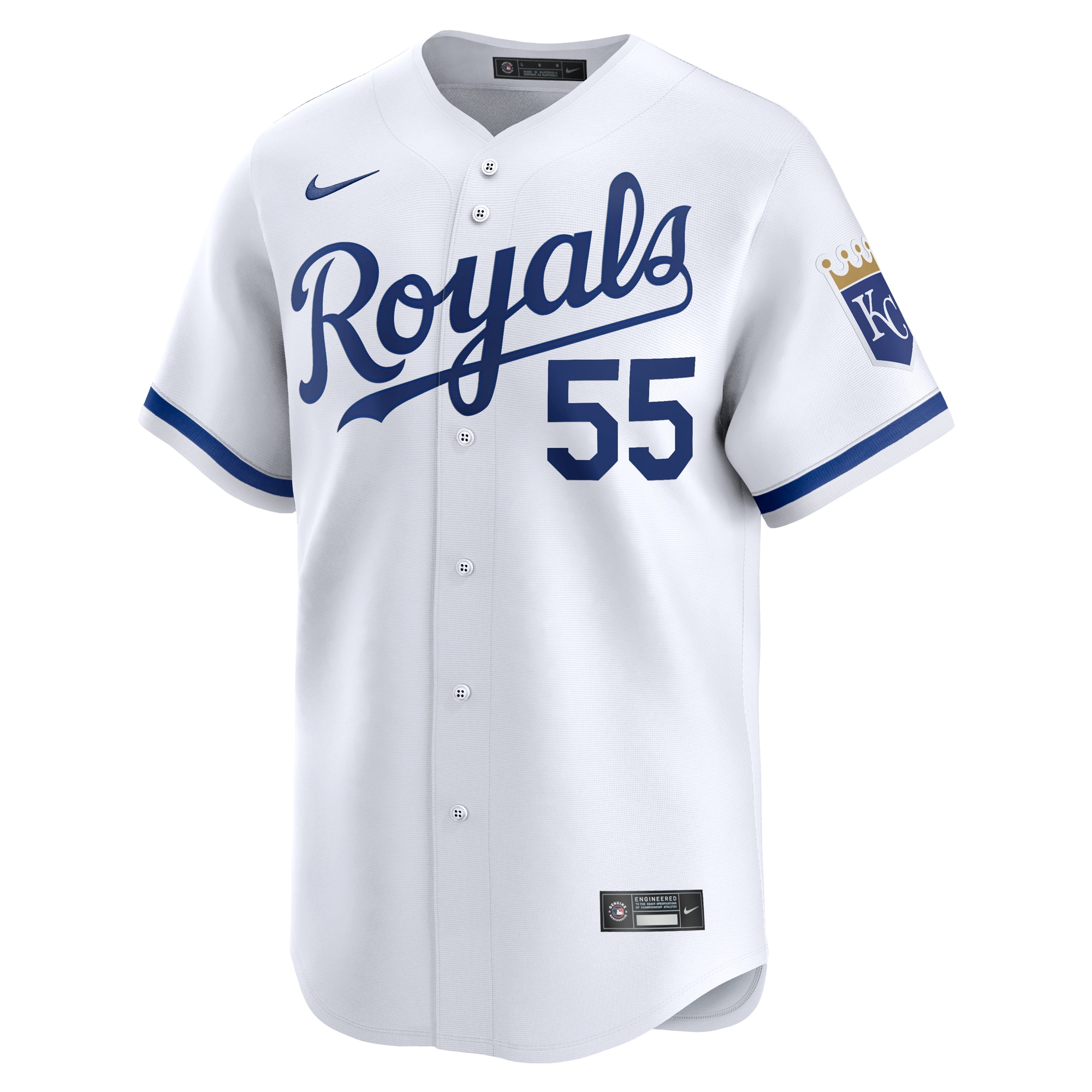 Alternative view of Men's Kansas City Royals Cole Ragans White Home Limited Player Baseball Jersey 