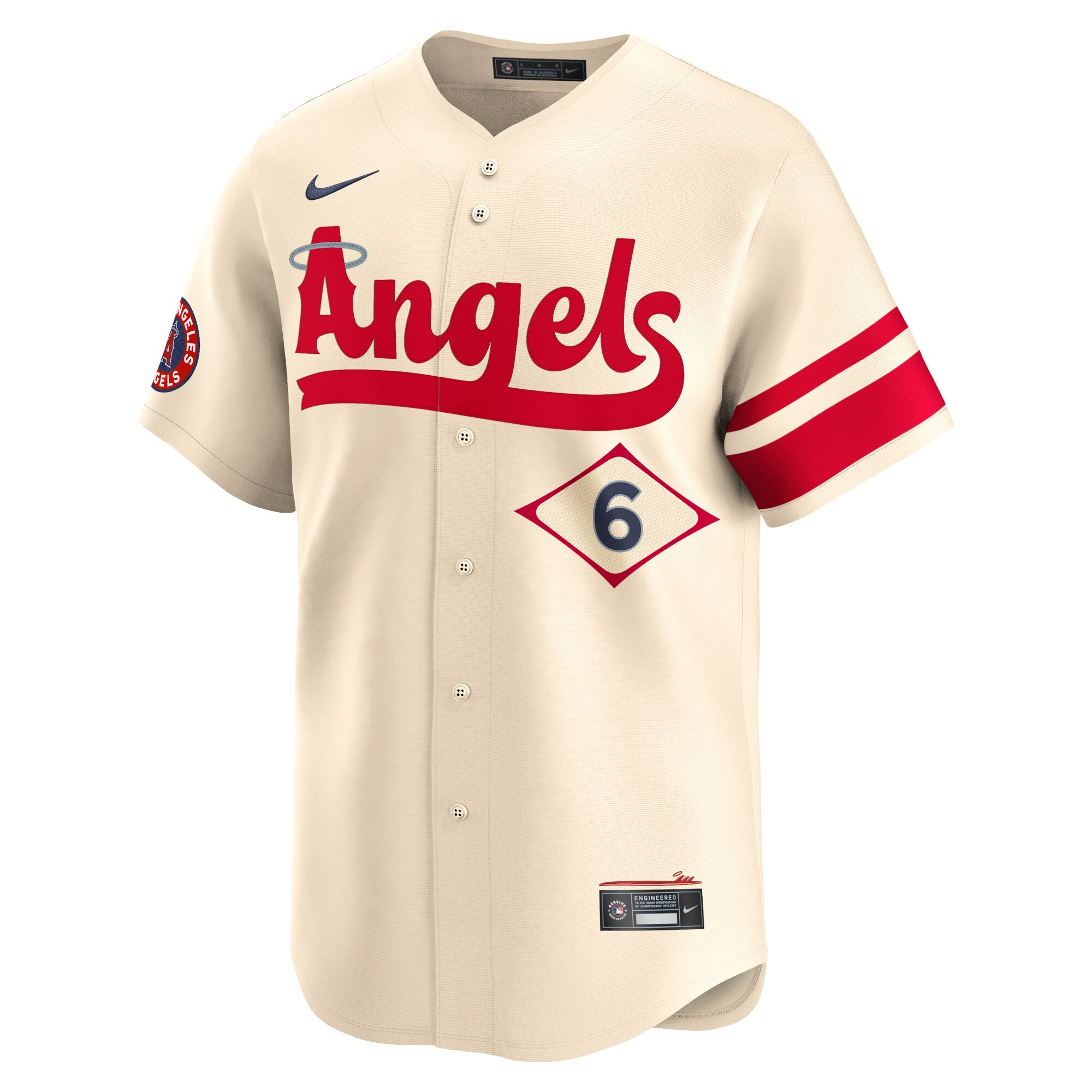 Alternative view of Men's Los Angeles Angels Anthony Rendon Cream City Connect Limited Player Jersey 