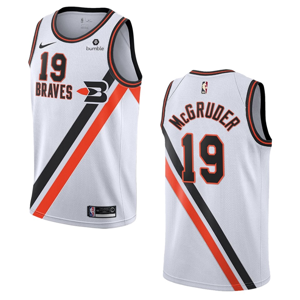 Men's Los Angeles Clippers #19 Rodney Mcgruder Hardwood Classics Swingman Basketball Jersey - White