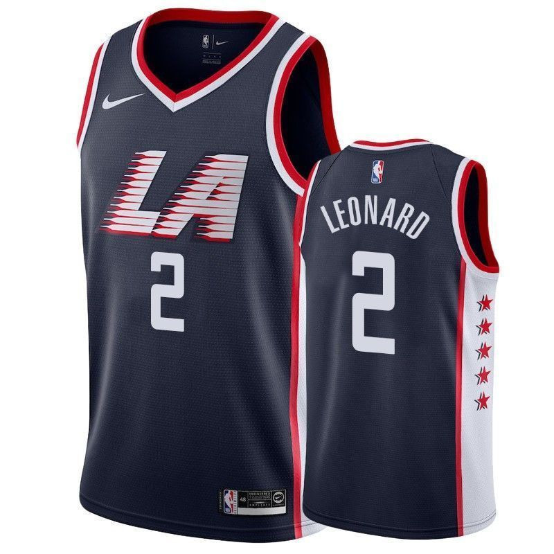 Men's Los Angeles Clippers Kawhi Leonard 2 City Basketball Jersey - JS454 