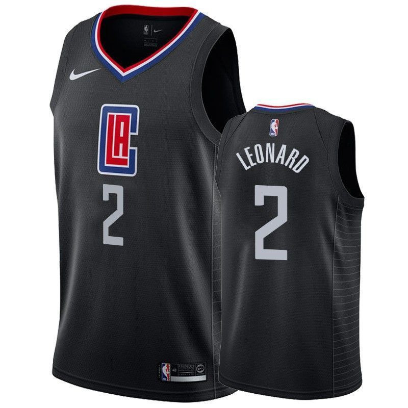 Men's Los Angeles Clippers Kawhi Leonard 2 Statet Basketball Jersey - JS138 