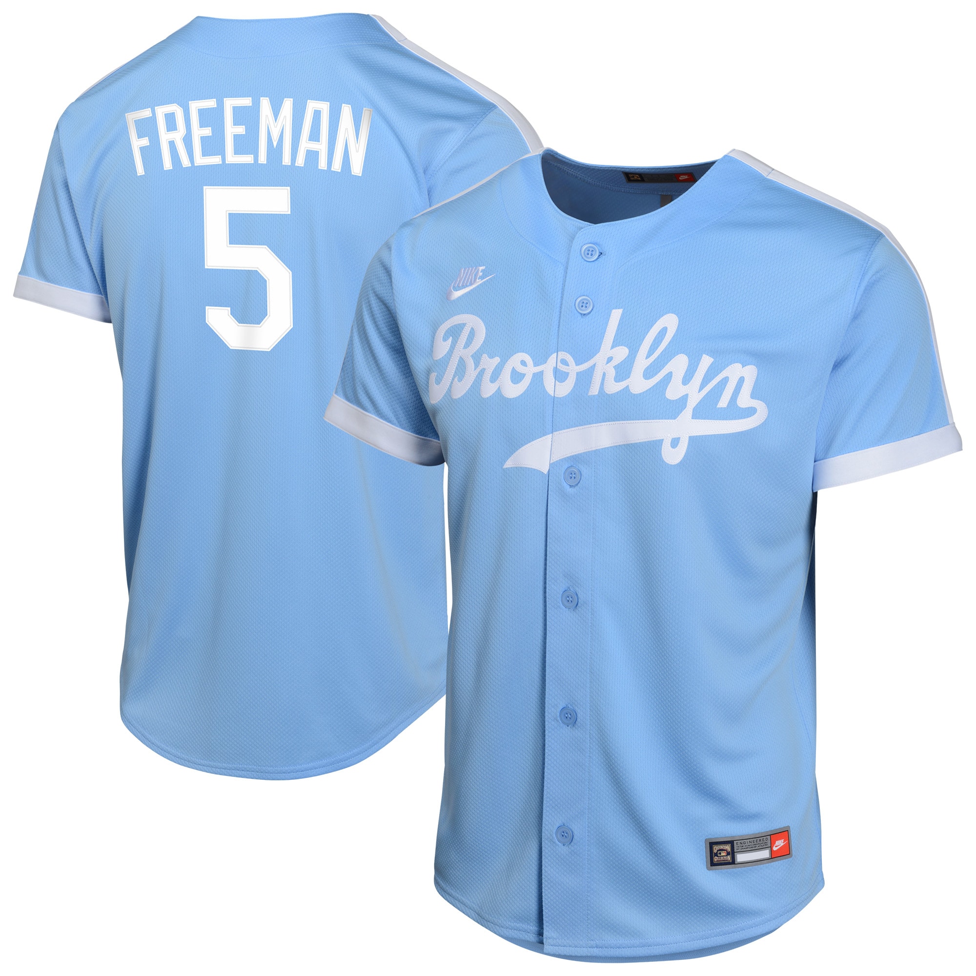 Men's Los Angeles Dodgers Freddie Freeman Royal Limited Cooperstown Collection Alternate Baseball Jersey 