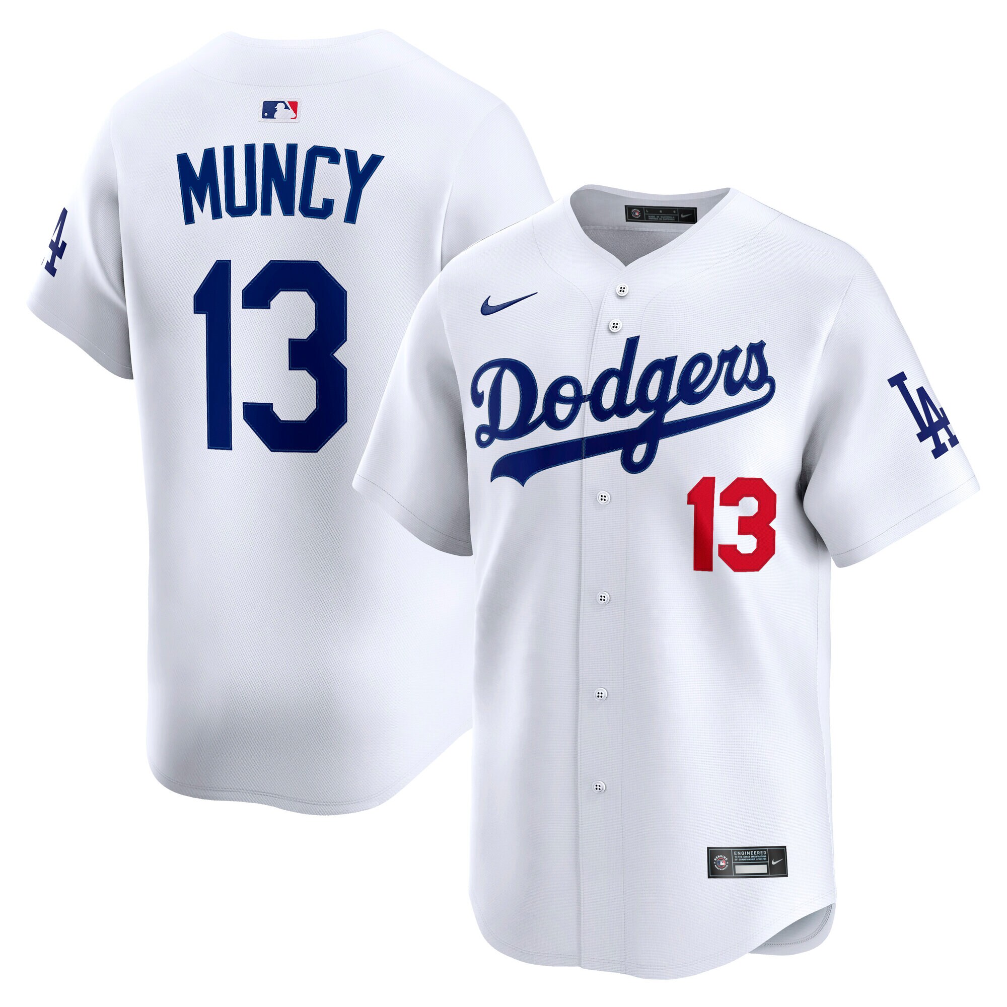 Men's Los Angeles Dodgers Max Muncy White Alternate Limited Player Baseball Jersey 