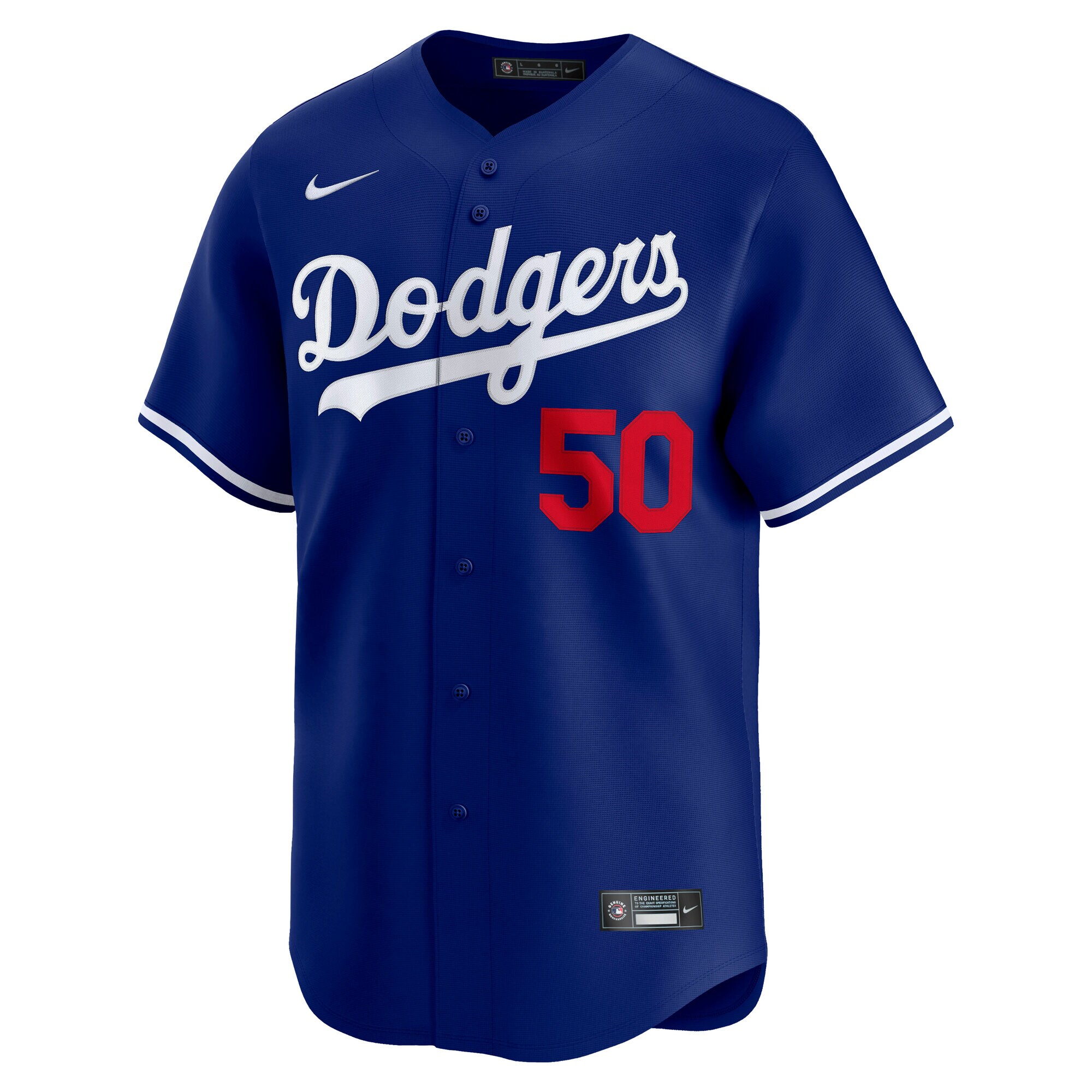 Alternative view of Men's Los Angeles Dodgers Mookie Betts Royal Alternate Limited Player Baseball Jersey 