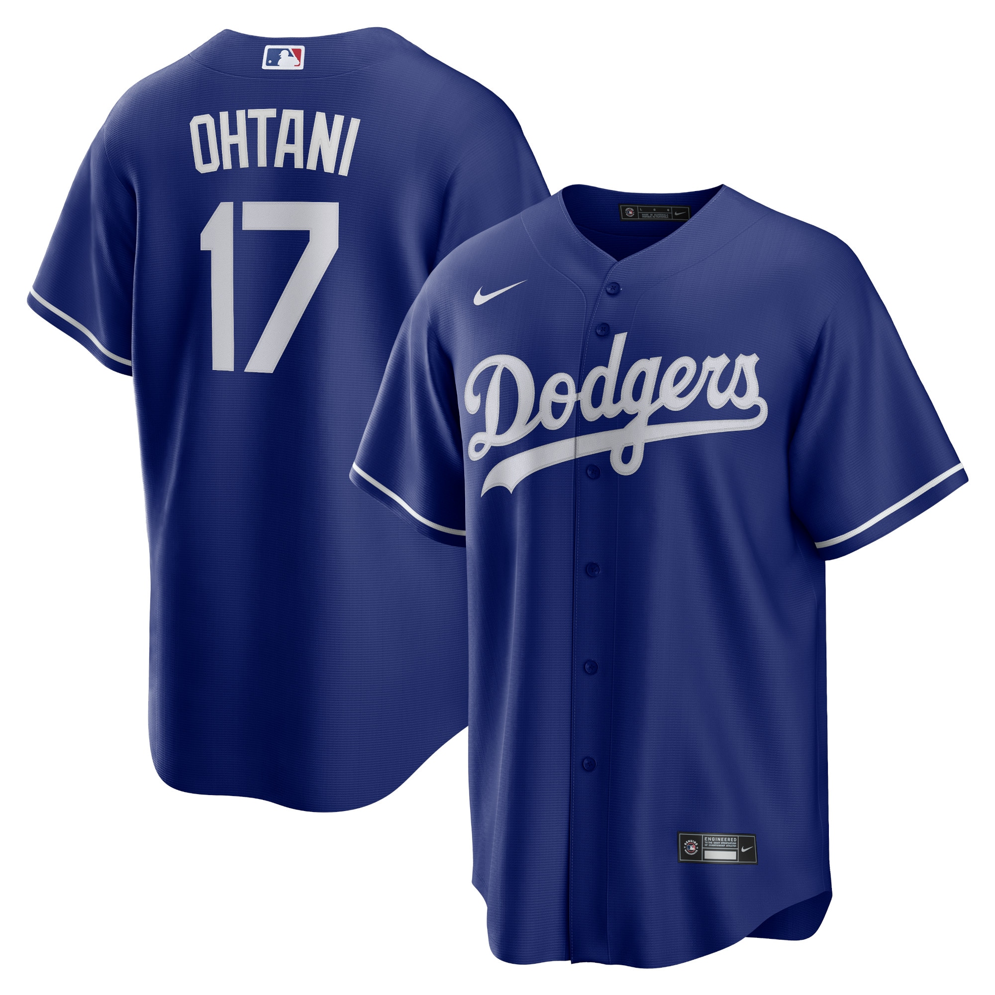 Men's Los Angeles Dodgers Shohei Ohtani Royal Alternate Player Baseball Jersey 