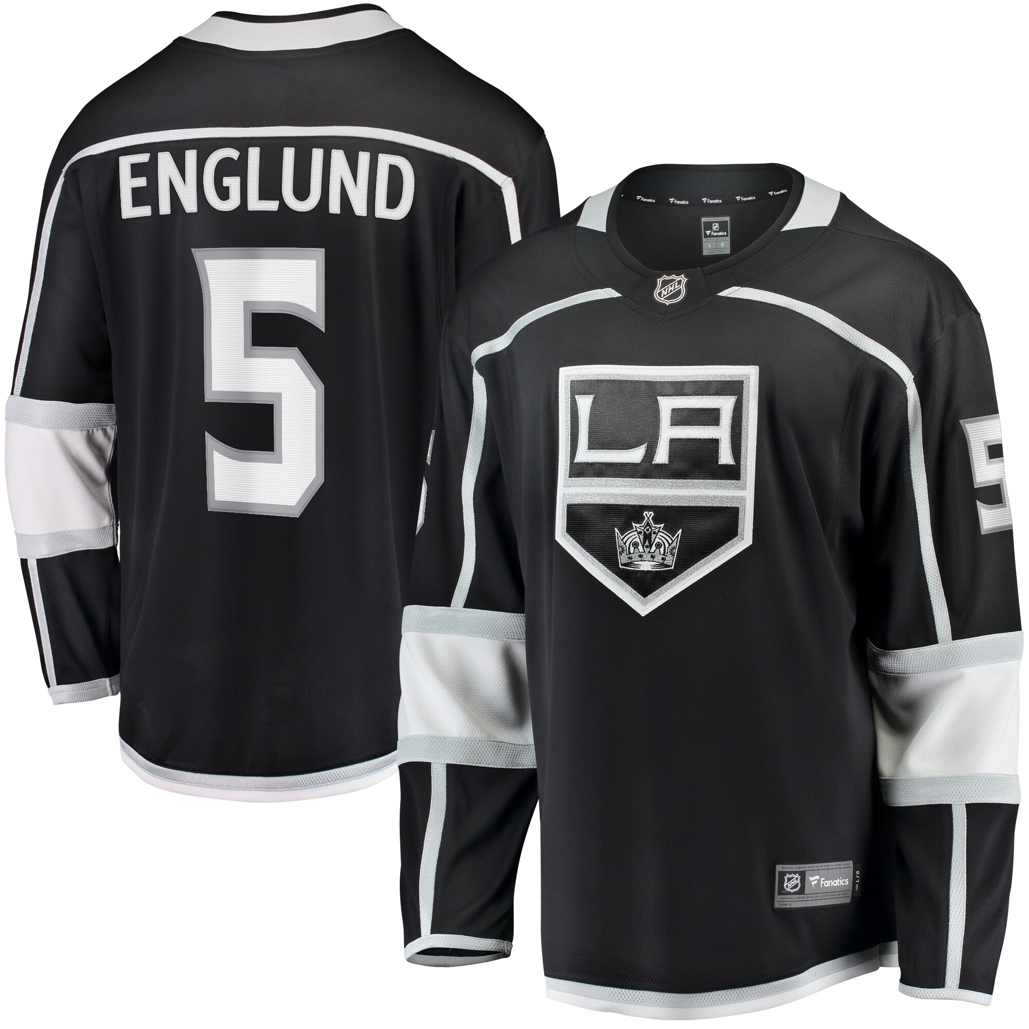 Men's Los Angeles Kings Andreas Englund Black Home Premier Breakaway Player Hockey Jersey - JS533 