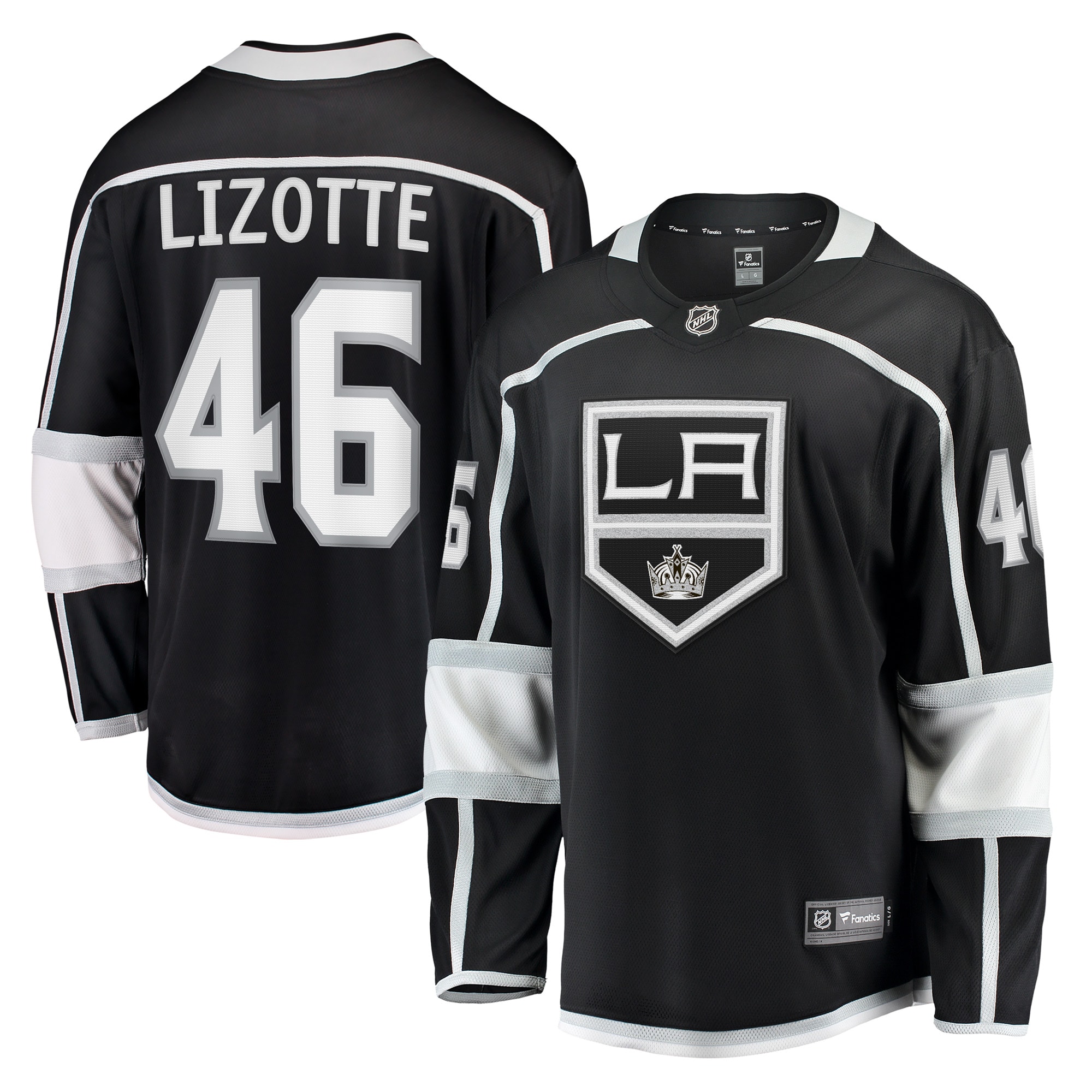 Men's Los Angeles Kings Blake Lizotte Black Home Breakaway Player Hockey Jersey - JS268 