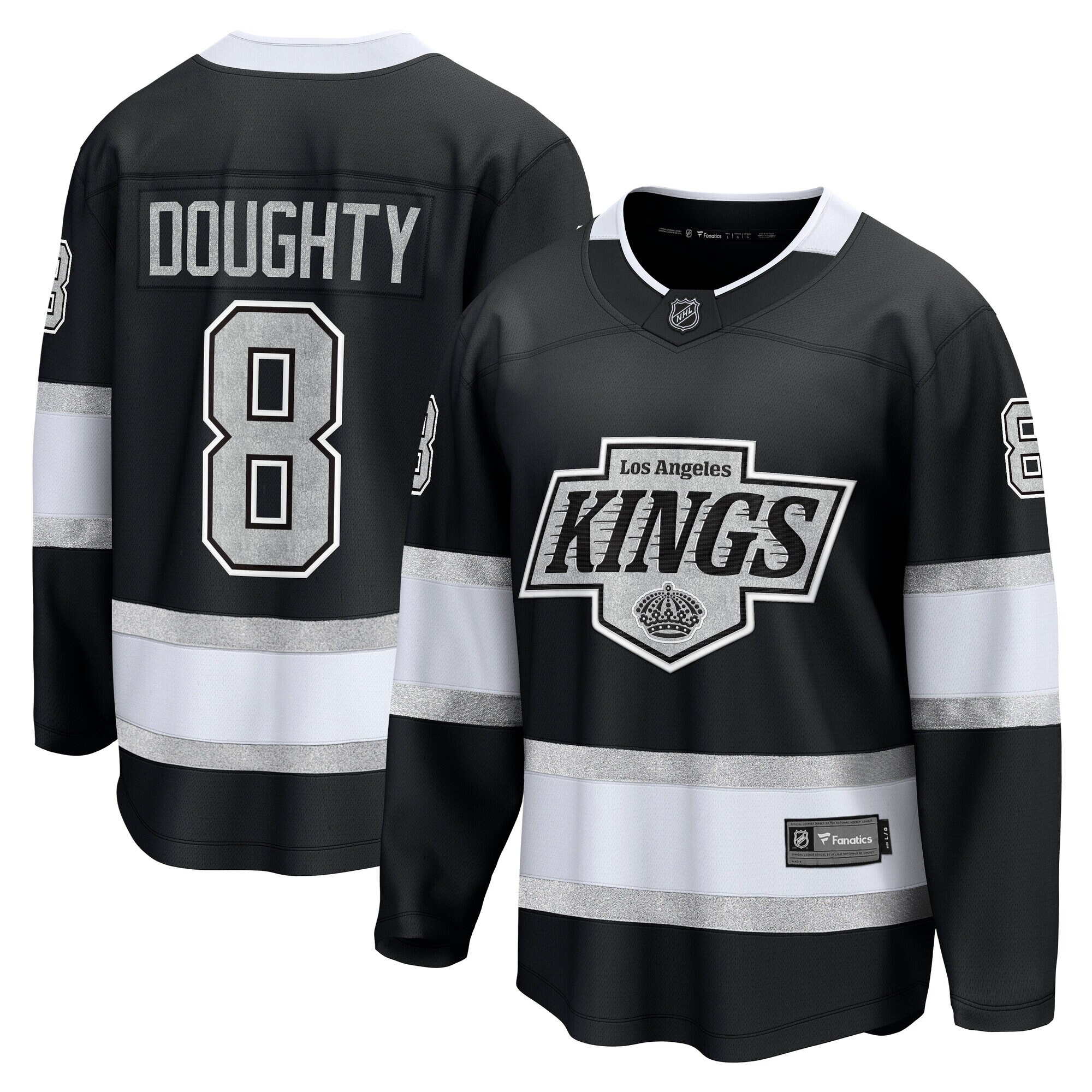 Men's Los Angeles Kings Drew Doughty Black Home Premier Breakaway Player Hockey Jersey - JS414 