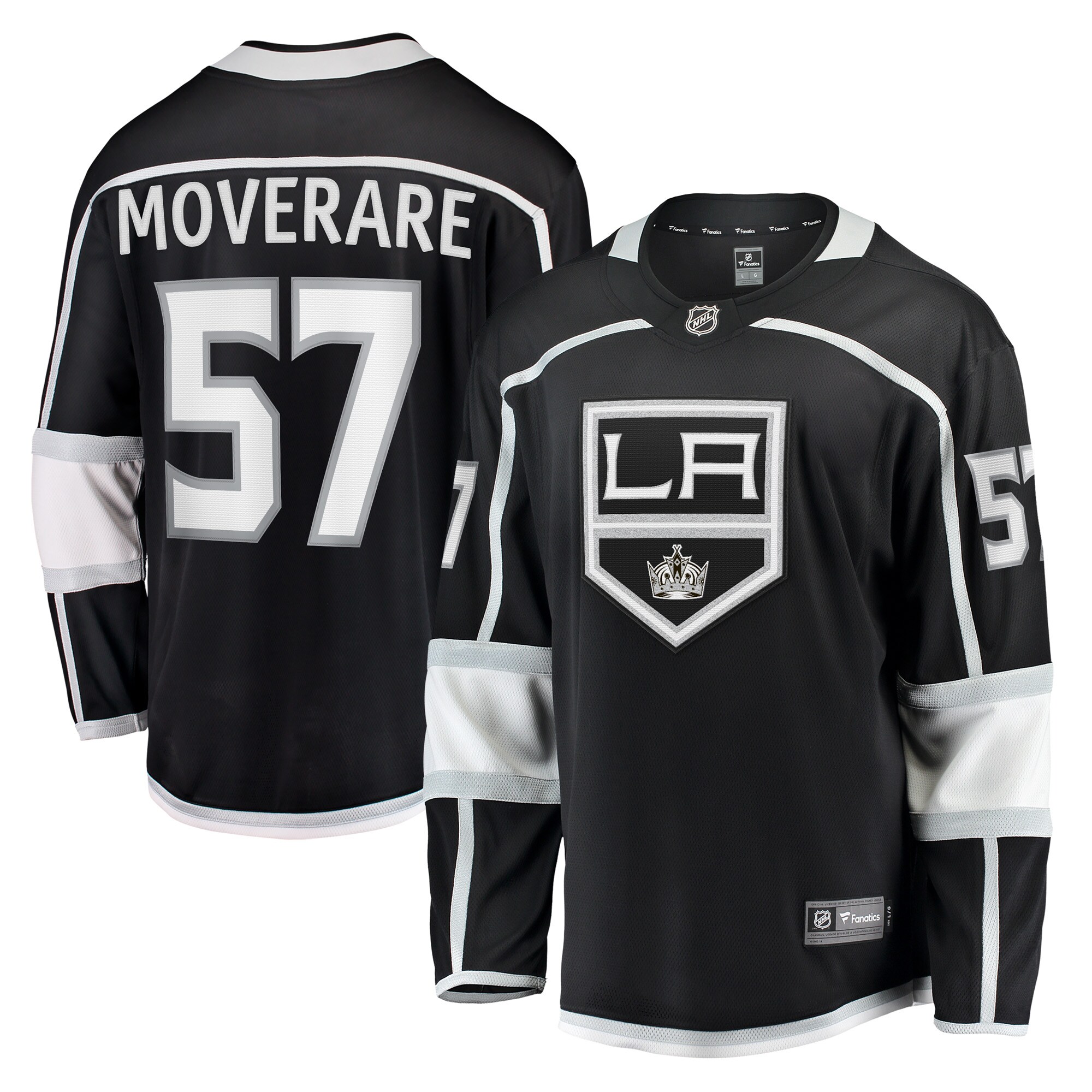 Men's Los Angeles Kings Jacob Moverare Black Home Breakaway Player Hockey Jersey - JS779 
