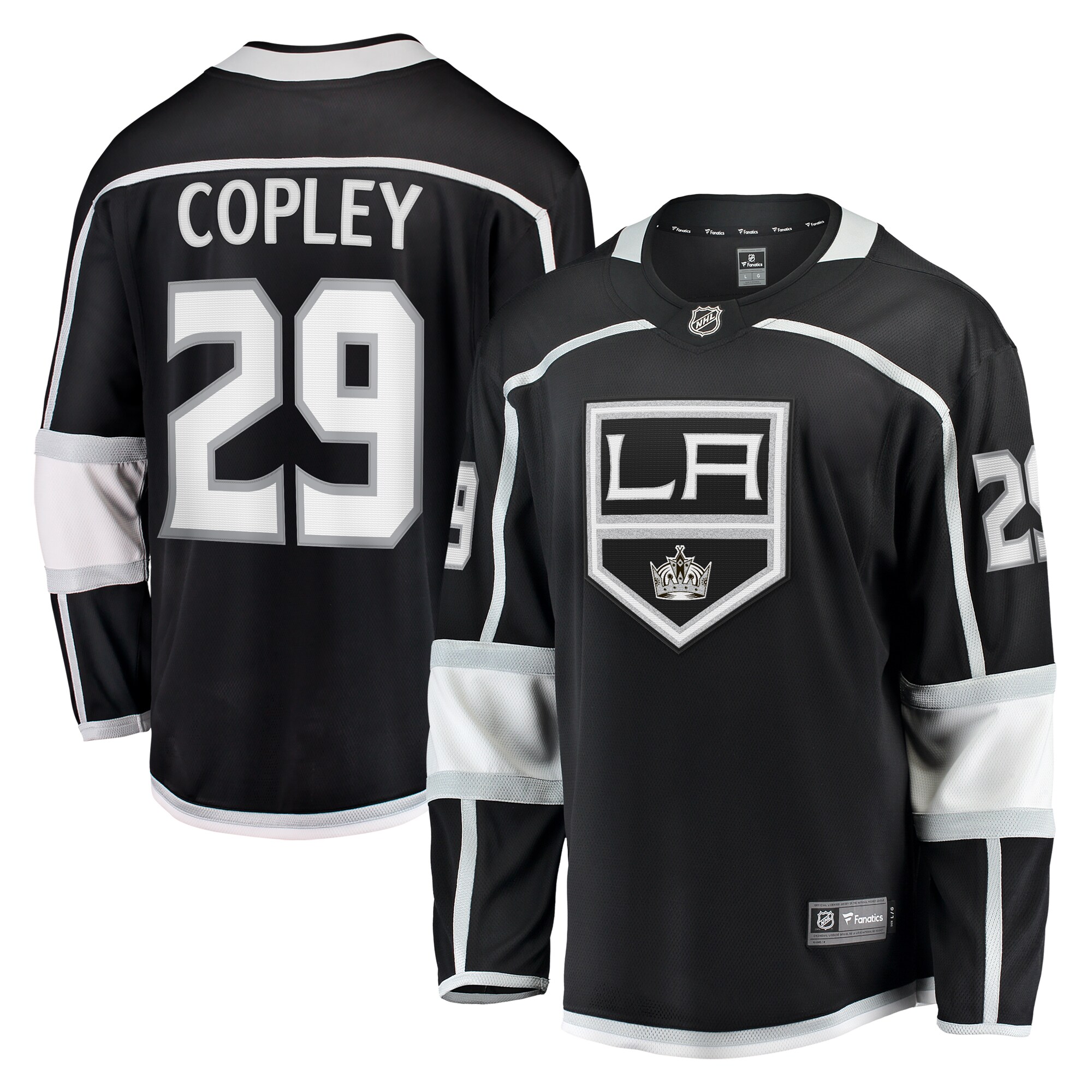 Men's Los Angeles Kings Pheonix Copley Black Home Breakaway Hockey Jersey - JS974 