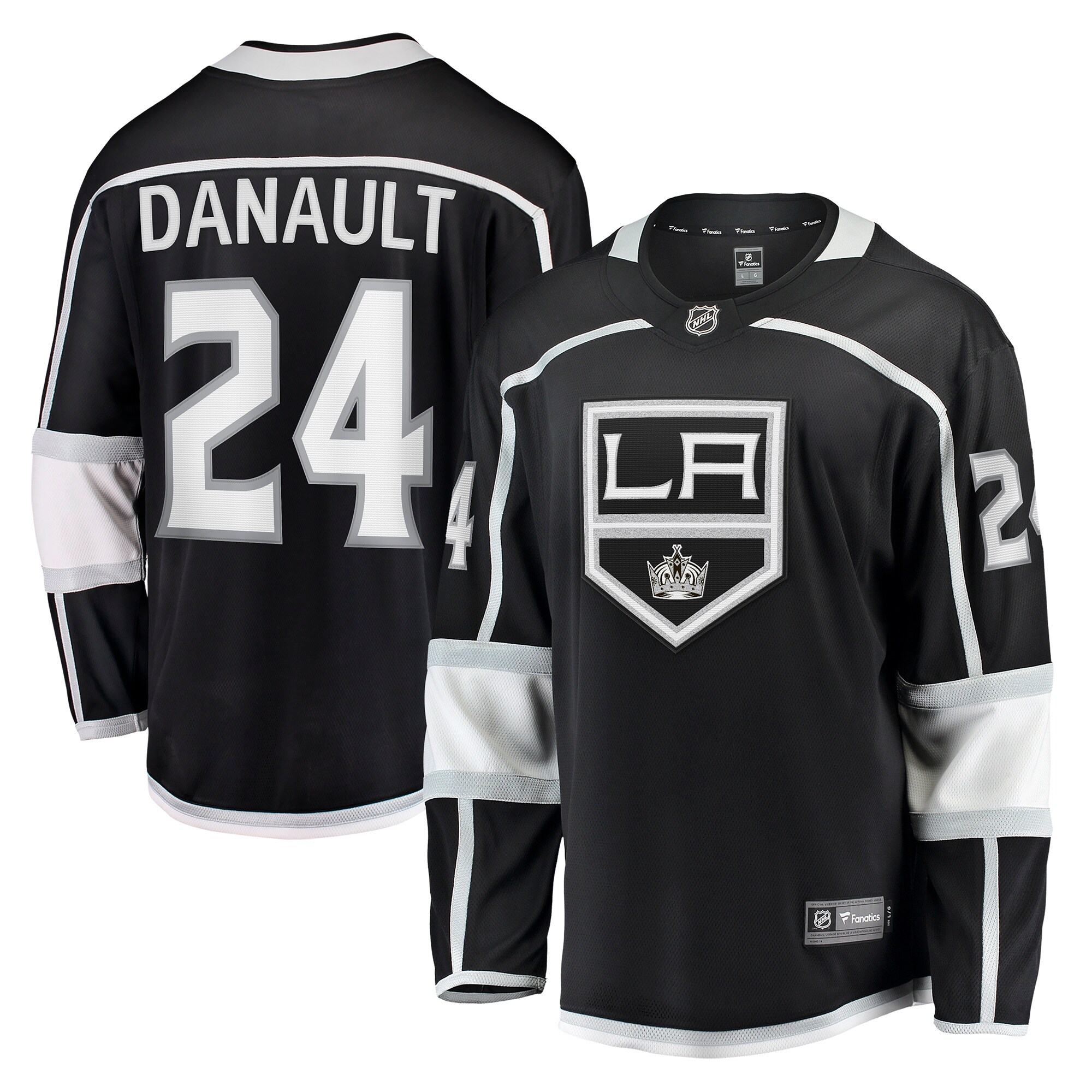 Men's Los Angeles Kings Phillip Danault Black Home Breakaway Player Hockey Jersey - JS436 