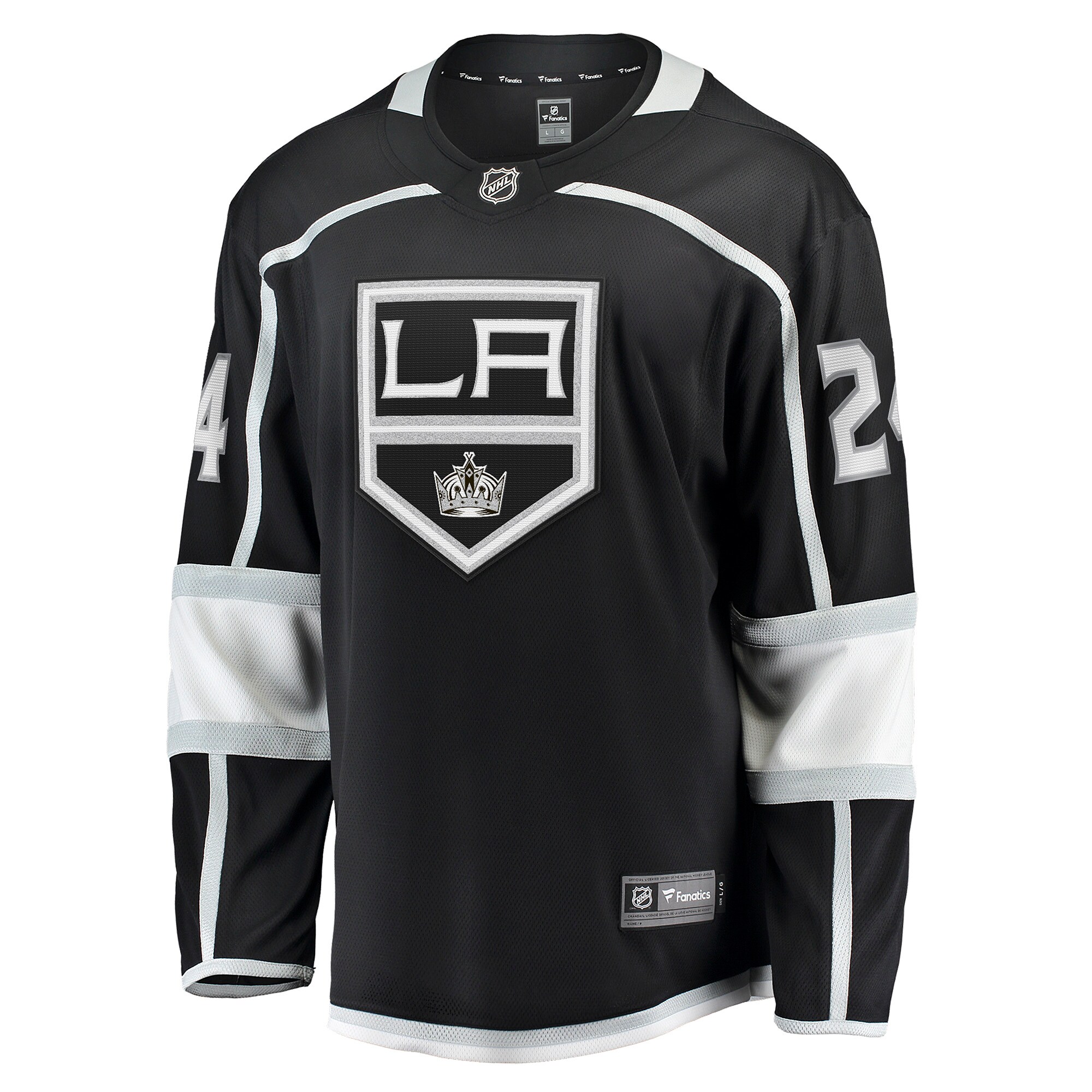 Alternative view of Men's Los Angeles Kings Phillip Danault Black Home Breakaway Player Hockey Jersey - JS436 