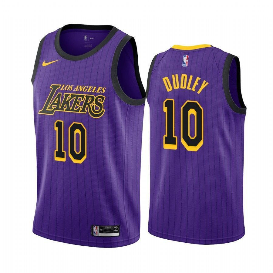 Men's Los Angeles Lakers Jared Dudley 10 City Men's Basketball Jersey - JS432 