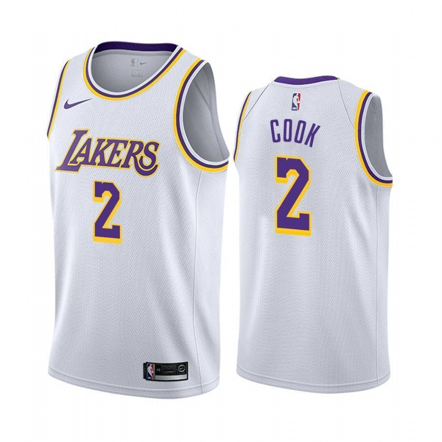 Men's Los Angeles Lakers Quinn Cook 2 Association Basketball Jersey - JS937 