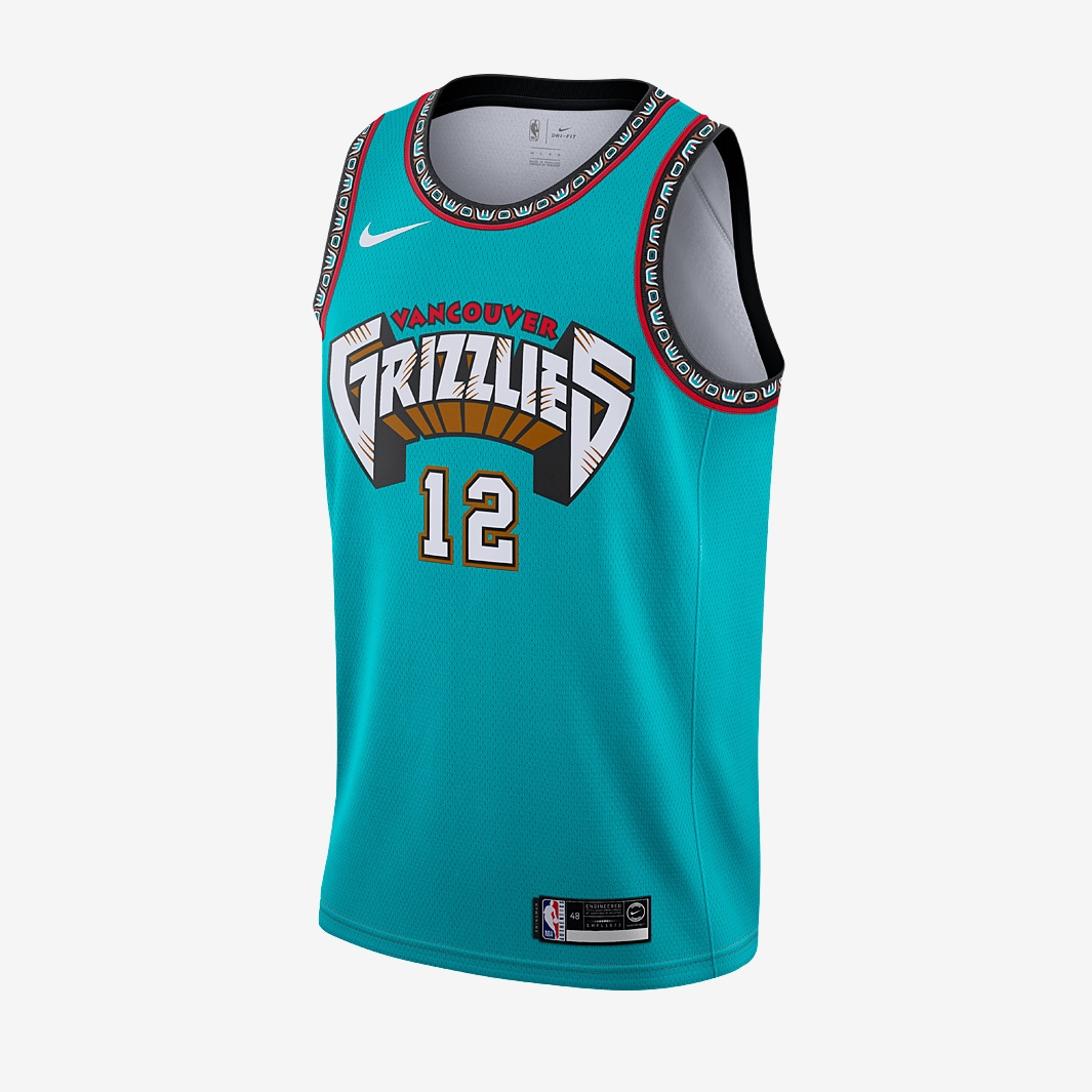 Alternative view of Men's Memphis Grizzlies #12 Ja Morant Hardwood Classics Swingman Basketball Jersey - Teal