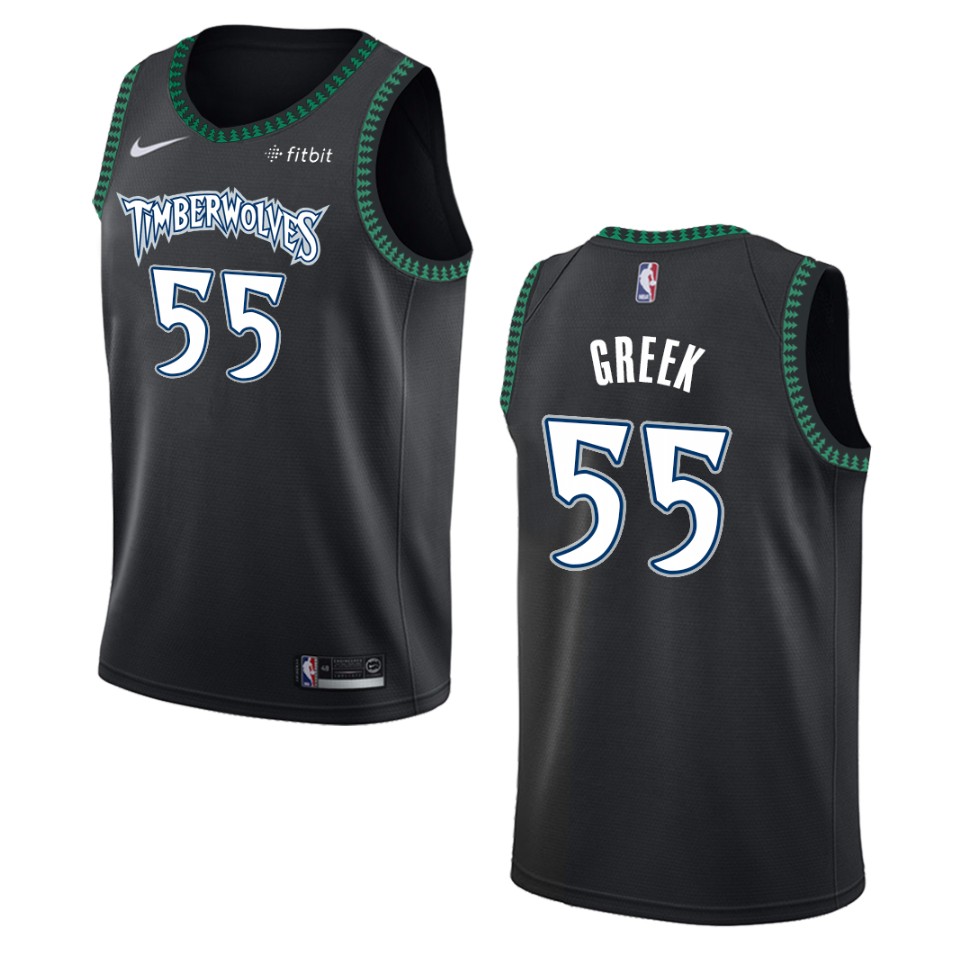 Men's Minnesota Timberwolves #55 Mitch Creek Hardwood Classics Swingman Basketball Jersey - Black