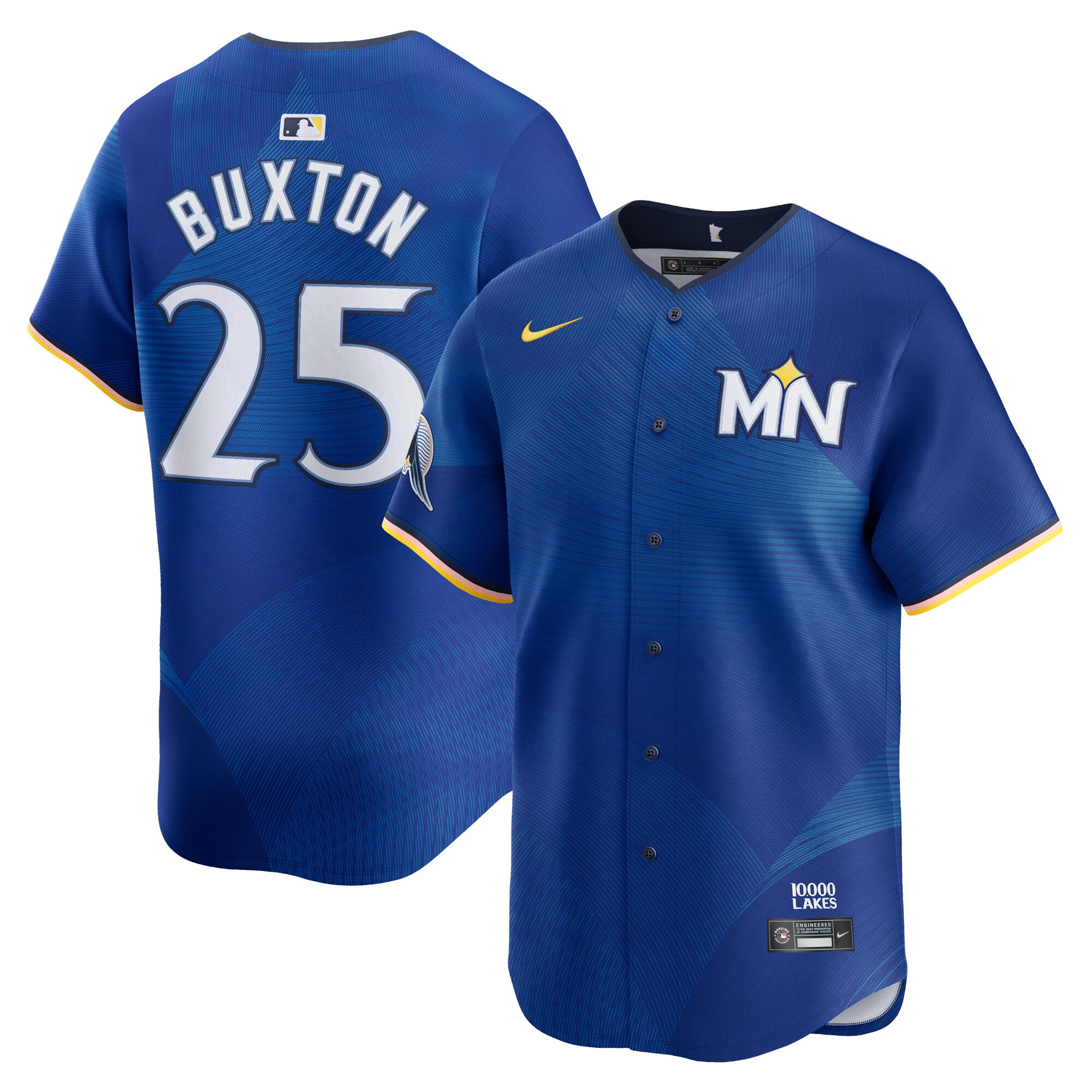 Men's Minnesota Twins Byron Buxton Royal 2024 City Connect Limited Baseball Jersey 