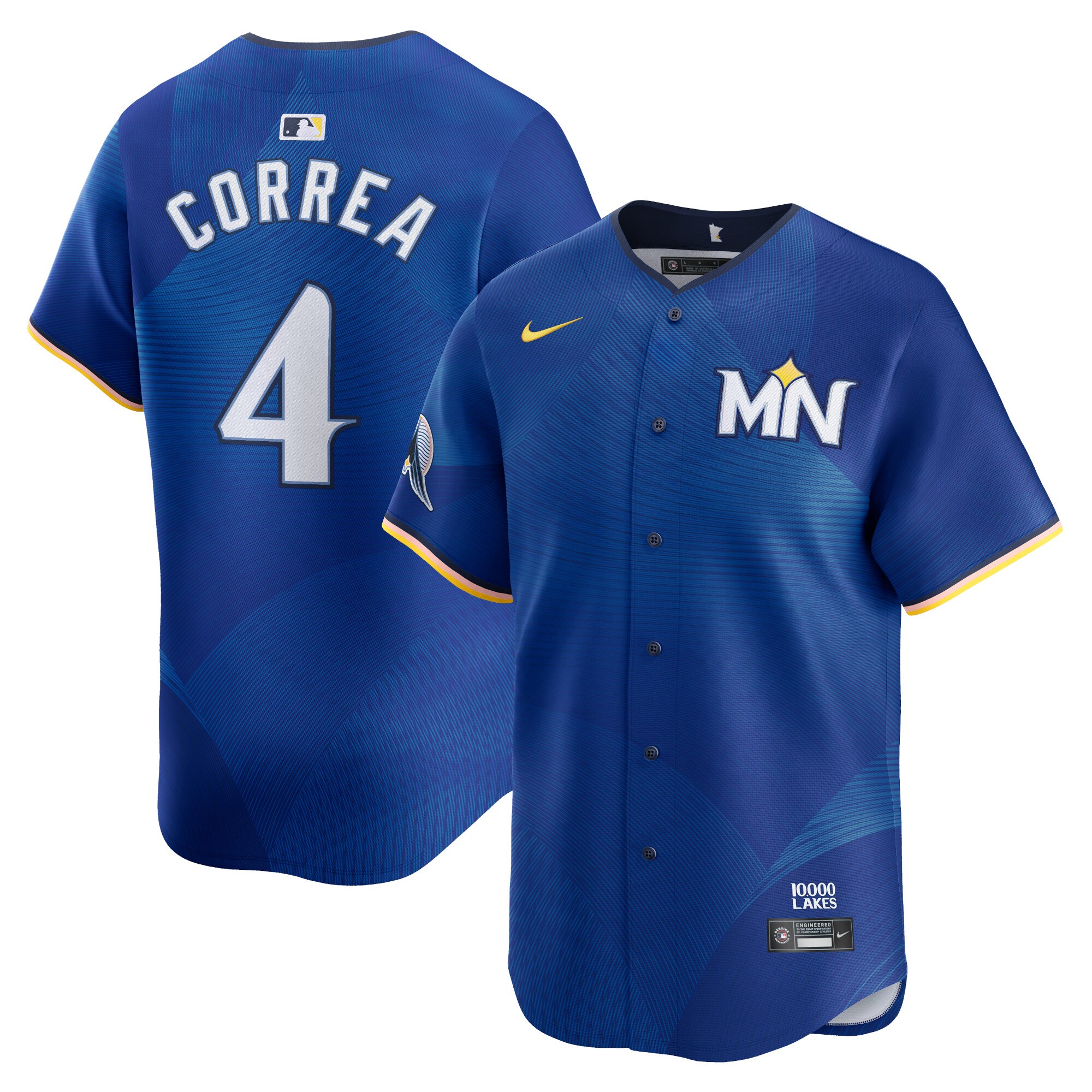 Men's Minnesota Twins Carlos Correa Royal 2024 City Connect Limited Baseball Jersey 
