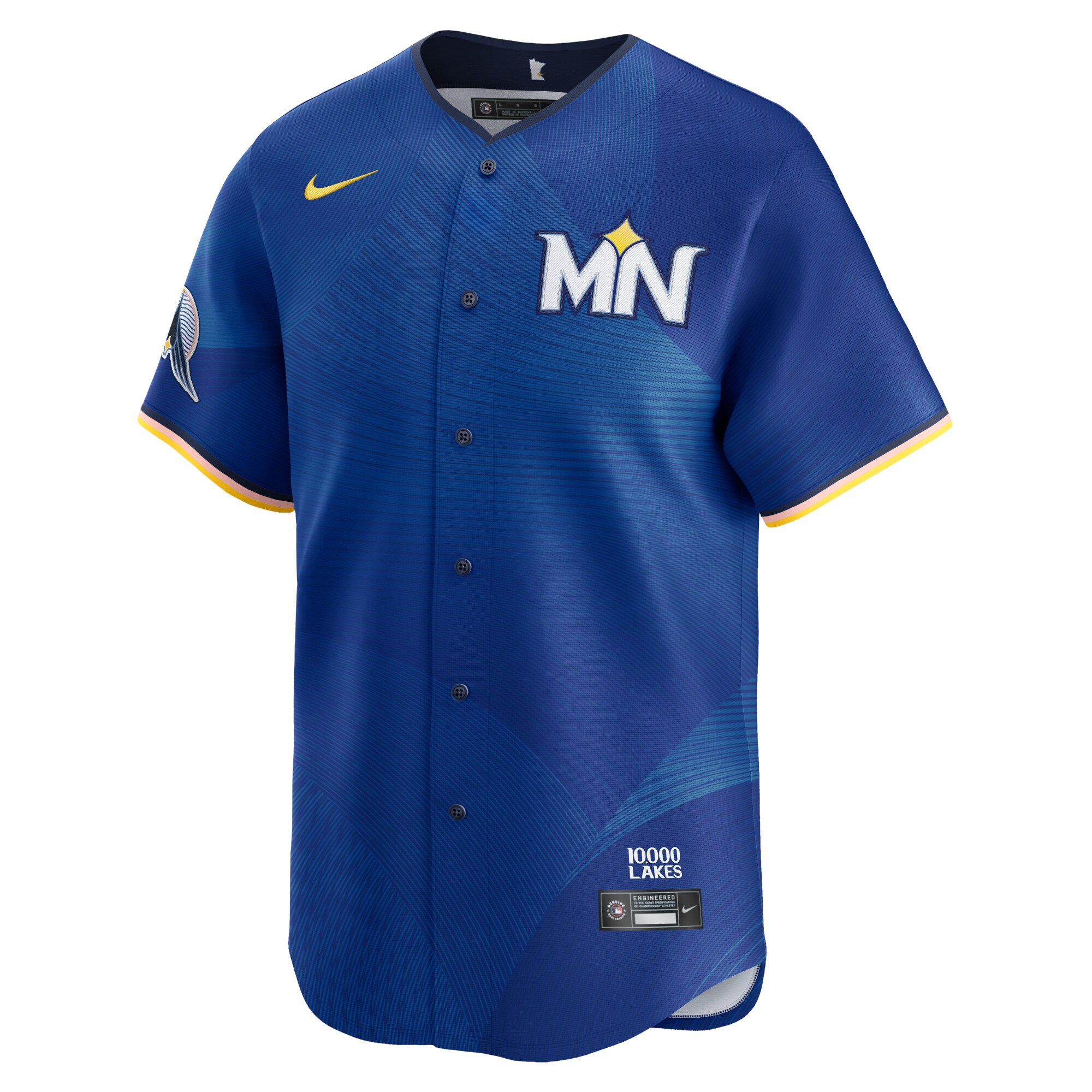 Alternative view of Men's Minnesota Twins Carlos Correa Royal 2024 City Connect Limited Baseball Jersey 