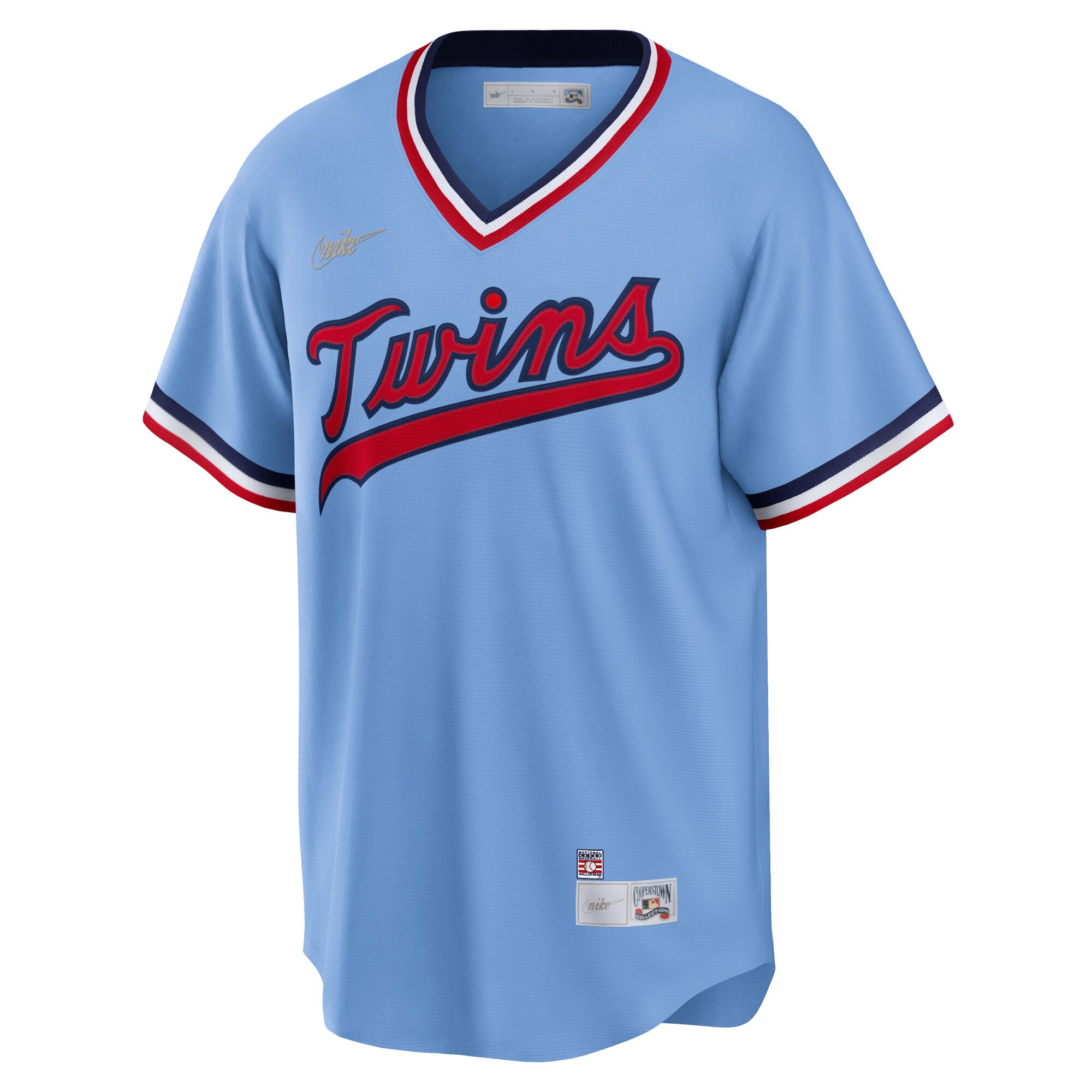 Alternative view of Men's Minnesota Twins Harmon Killebrew Light Blue Road Cooperstown Collection Player Baseball Jersey 