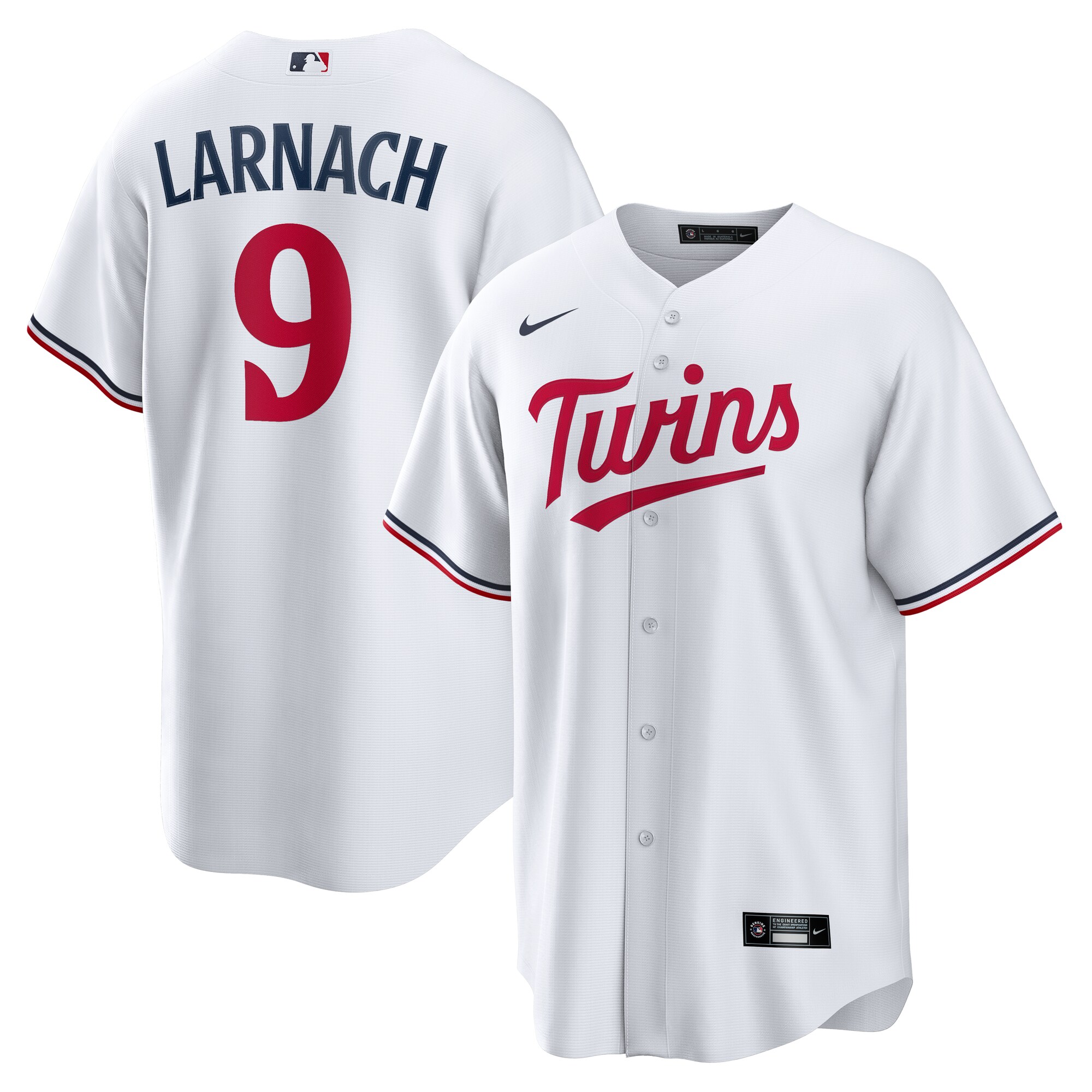 Men's Minnesota Twins Trevor Larnach White Home Baseball Jersey 