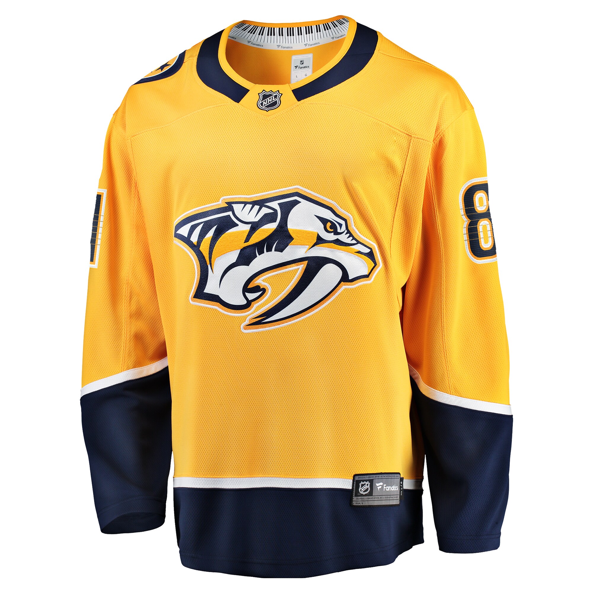 Alternative view of Men's Nashville Predators Jonathan Marchessault Gold Home Premier Breakaway Player Hockey Jersey - JS629 