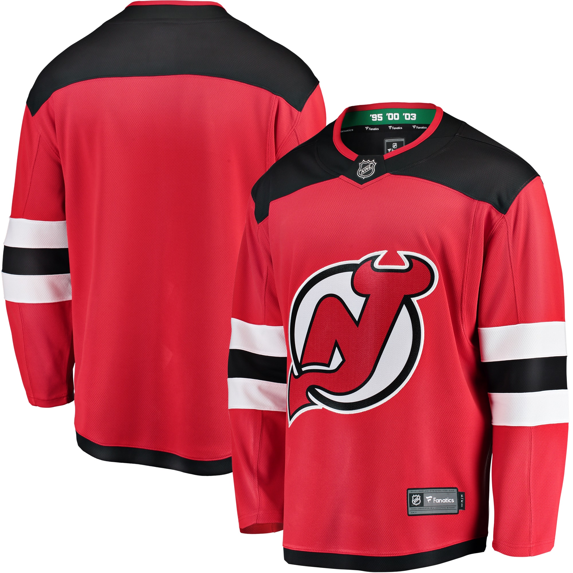 Men's New Hockey Jersey Devils Red Breakaway Home Hockey Jersey - JS658 