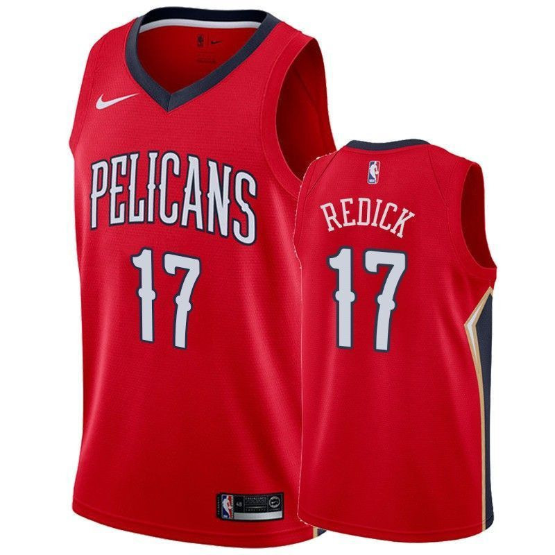 Men's New Orleans Pelicans J.j. Redick 17 Statet Basketball Jersey - JS881 