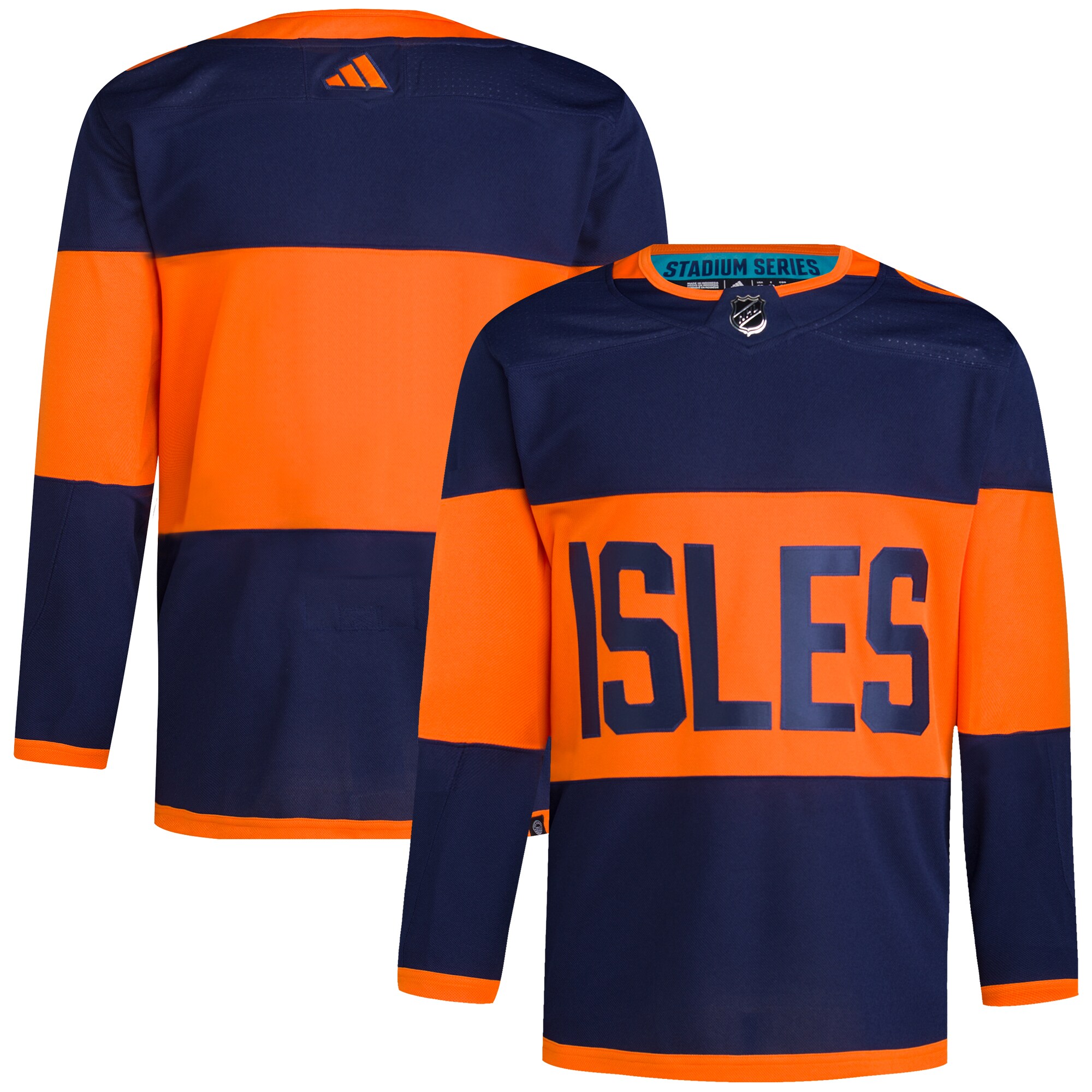 Men's New York Islanders Navy 2024 NHL Stadium Series Primegreen Hockey Jersey - JS786 