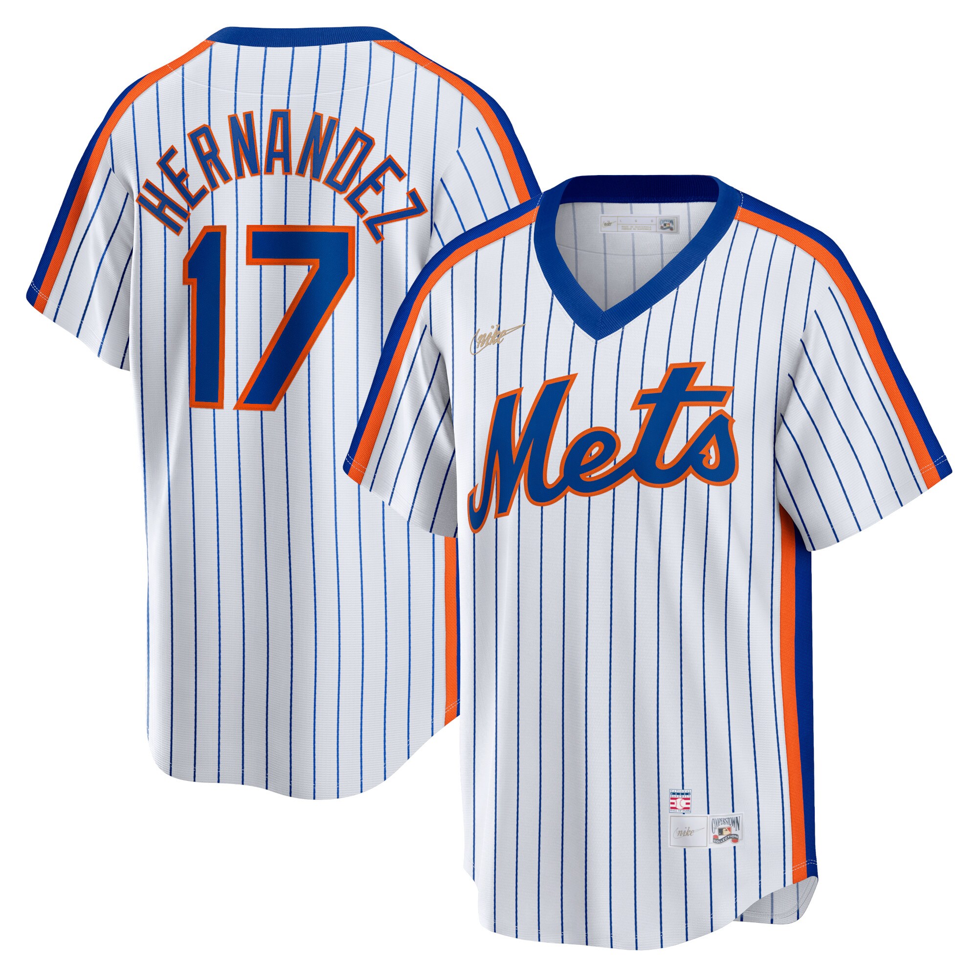 Men's New York Mets Keith Hernandez White Home Cooperstown Collection Player Baseball Jersey 