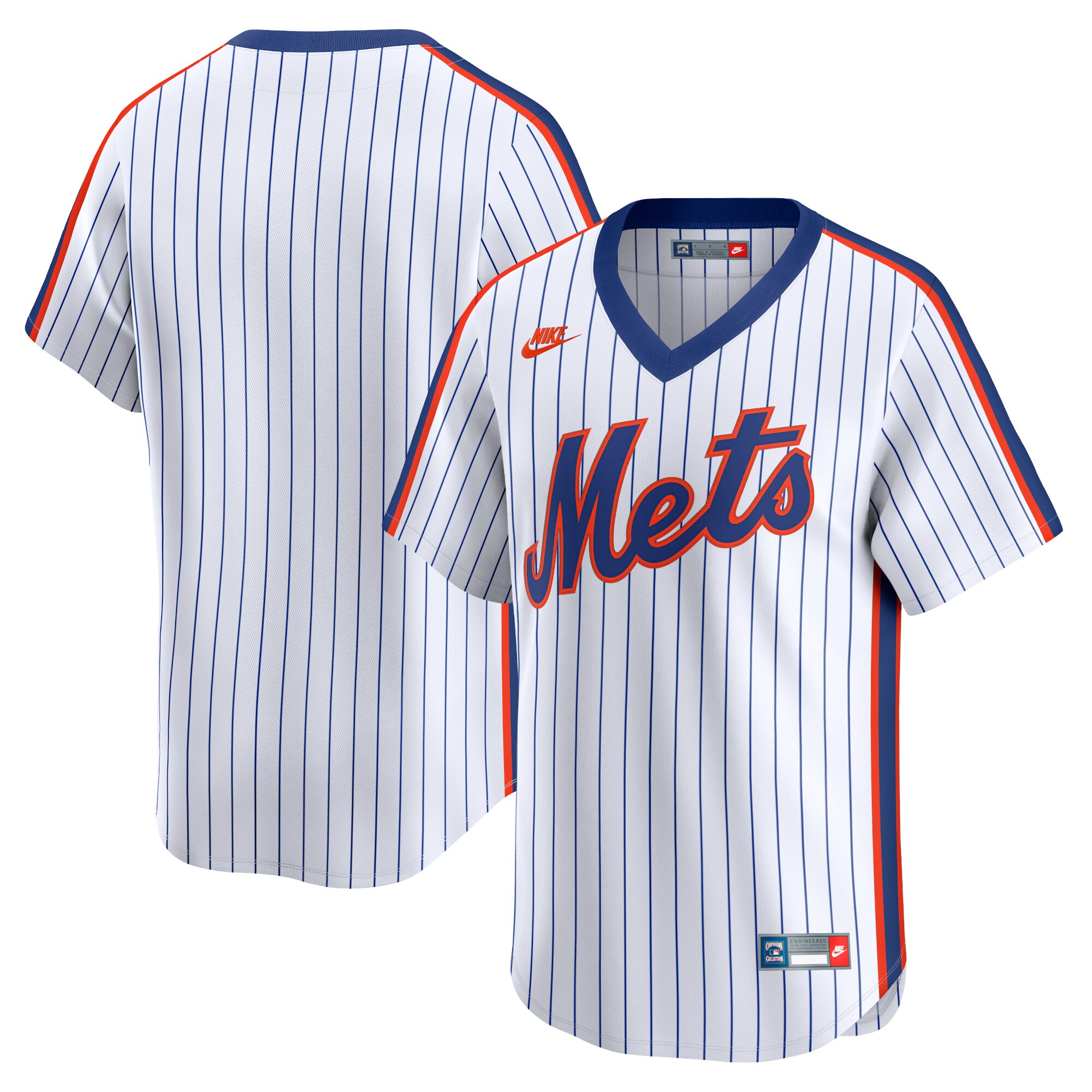 Men's New York Mets White Cooperstown Collection Limited Baseball Jersey 