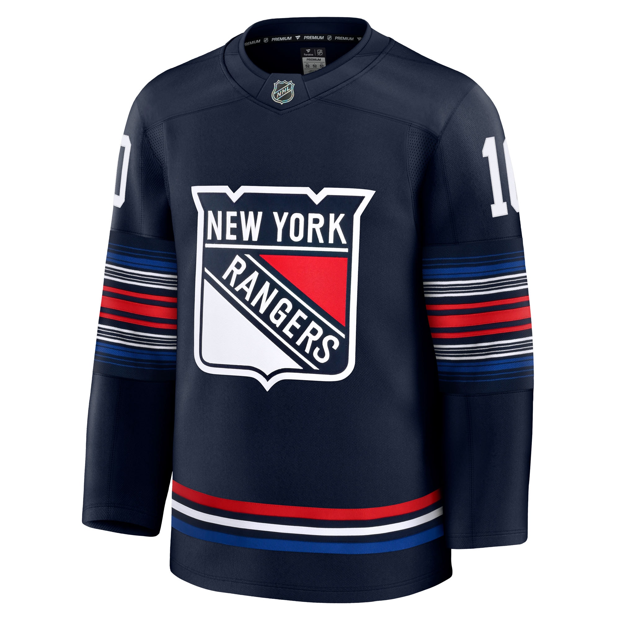 Alternative view of Men's New York Rangers Artemi Panarin Navy Alternate Premium Hockey Jersey - JS225 