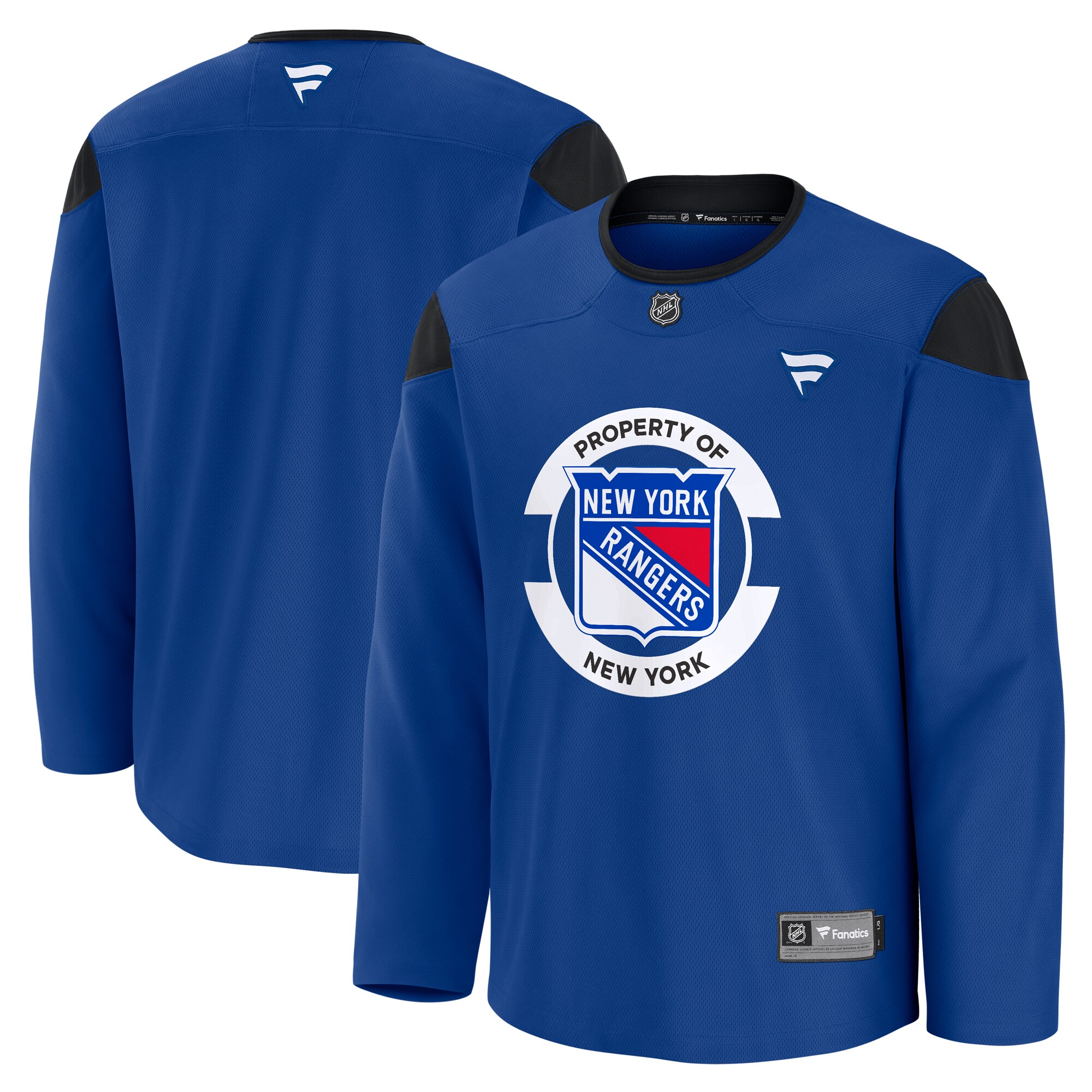 Men's New York Rangers Blue Team Practice Hockey Jersey - JS320 