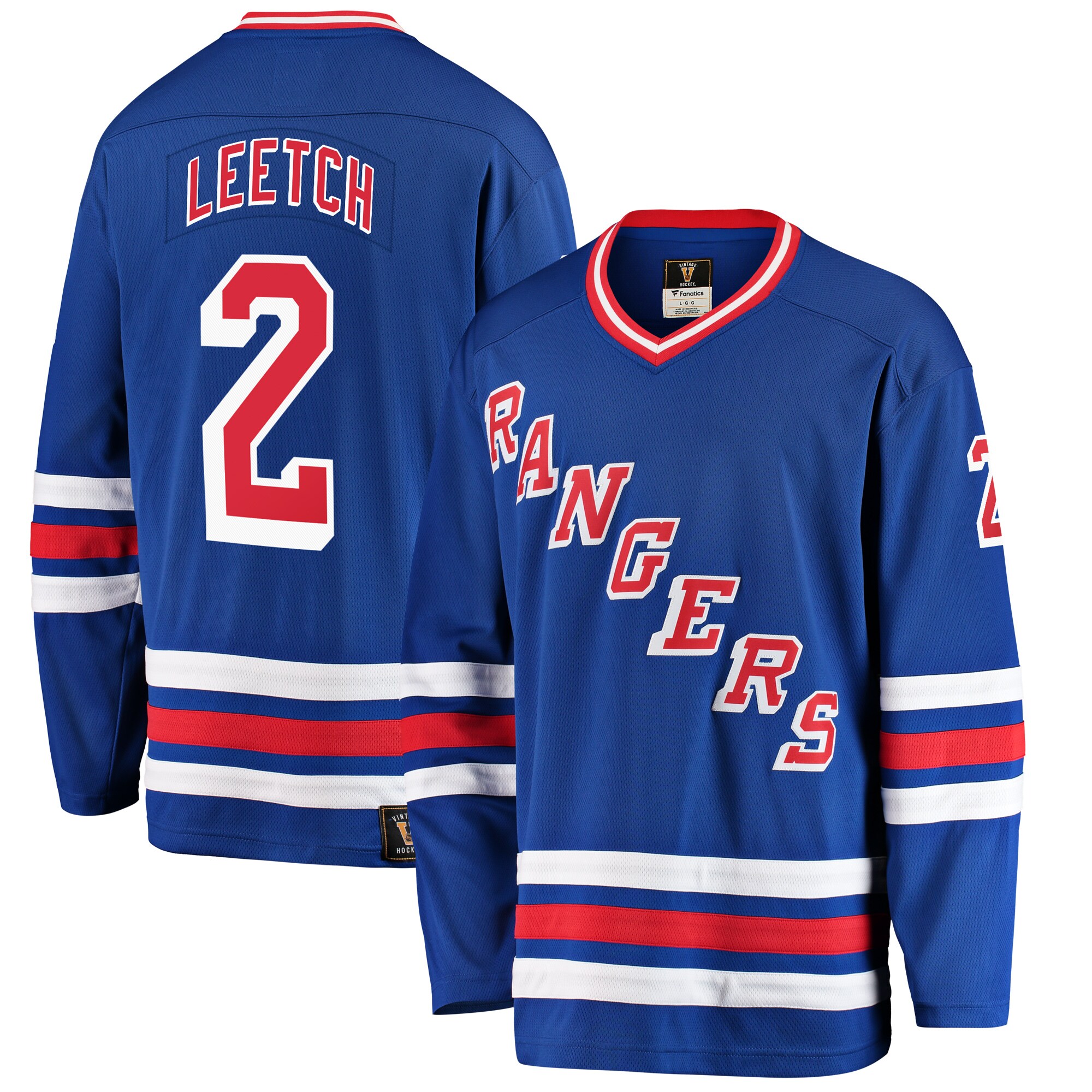 Men's New York Rangers Brian Leetch Blue Premier Breakaway Retired Player Hockey Jersey - JS461 