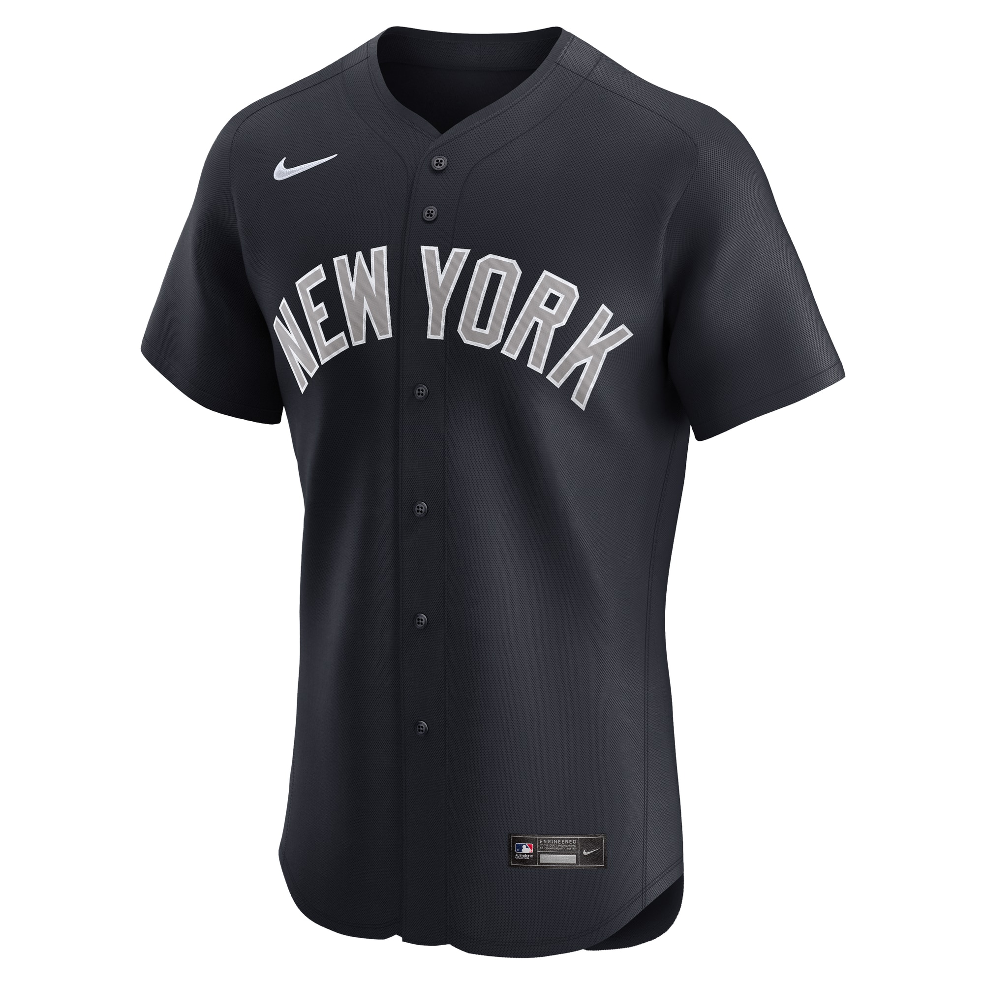 Alternative view of Men's New York Yankees Aaron Judge Navy Alternate 1 Elite Player Baseball Jersey 