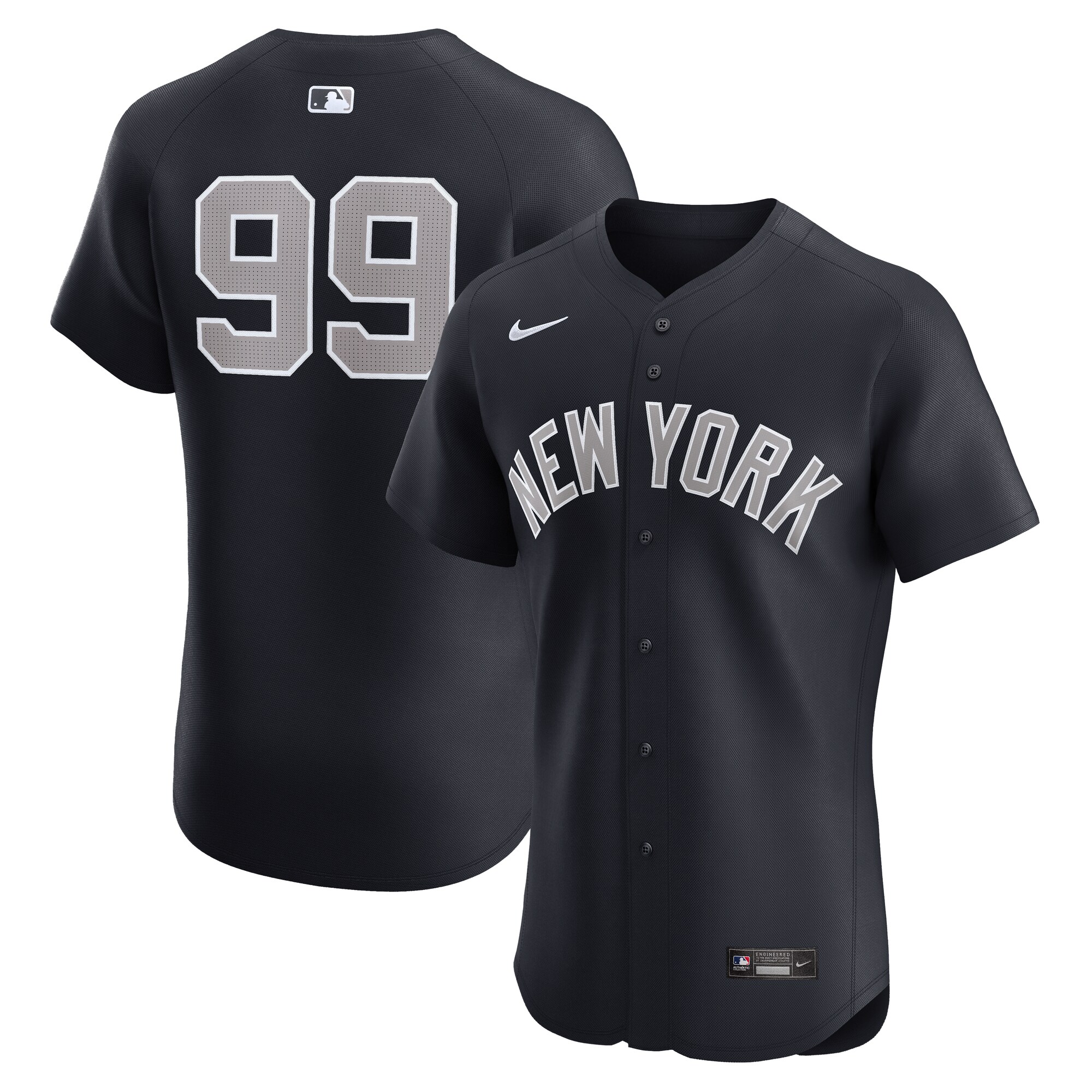 Men's New York Yankees Aaron Judge Navy Alternate 1 Elite Player Baseball Jersey 