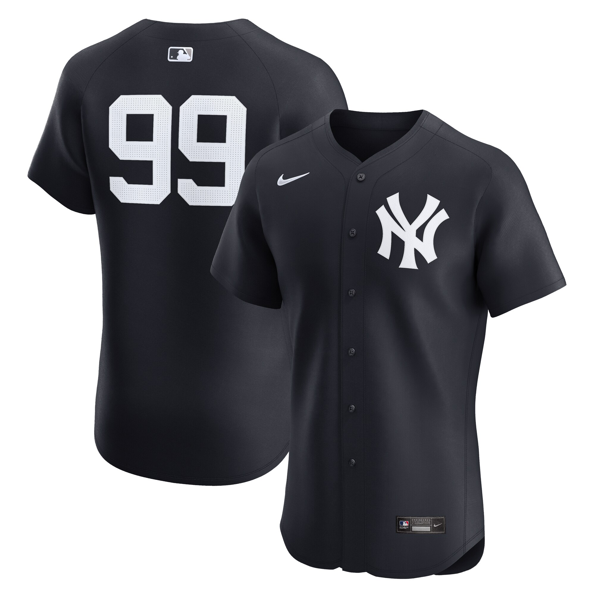 Men's New York Yankees Aaron Judge Navy Alternate 2 Elite Player Baseball Jersey 