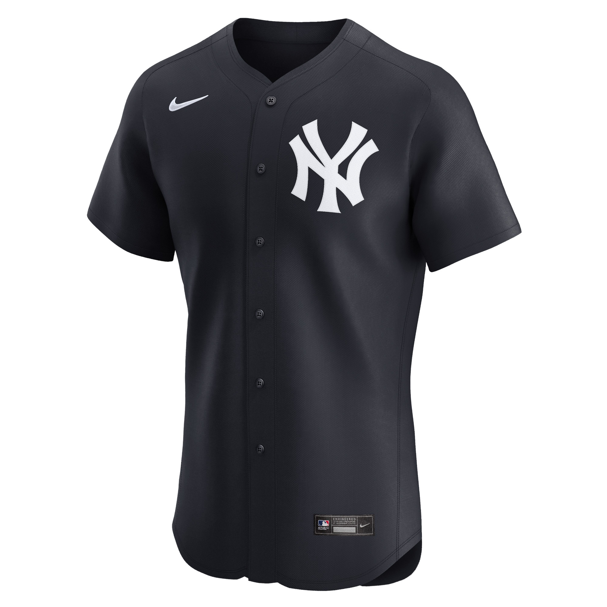 Alternative view of Men's New York Yankees Black Alternate Elite Baseball Jersey 