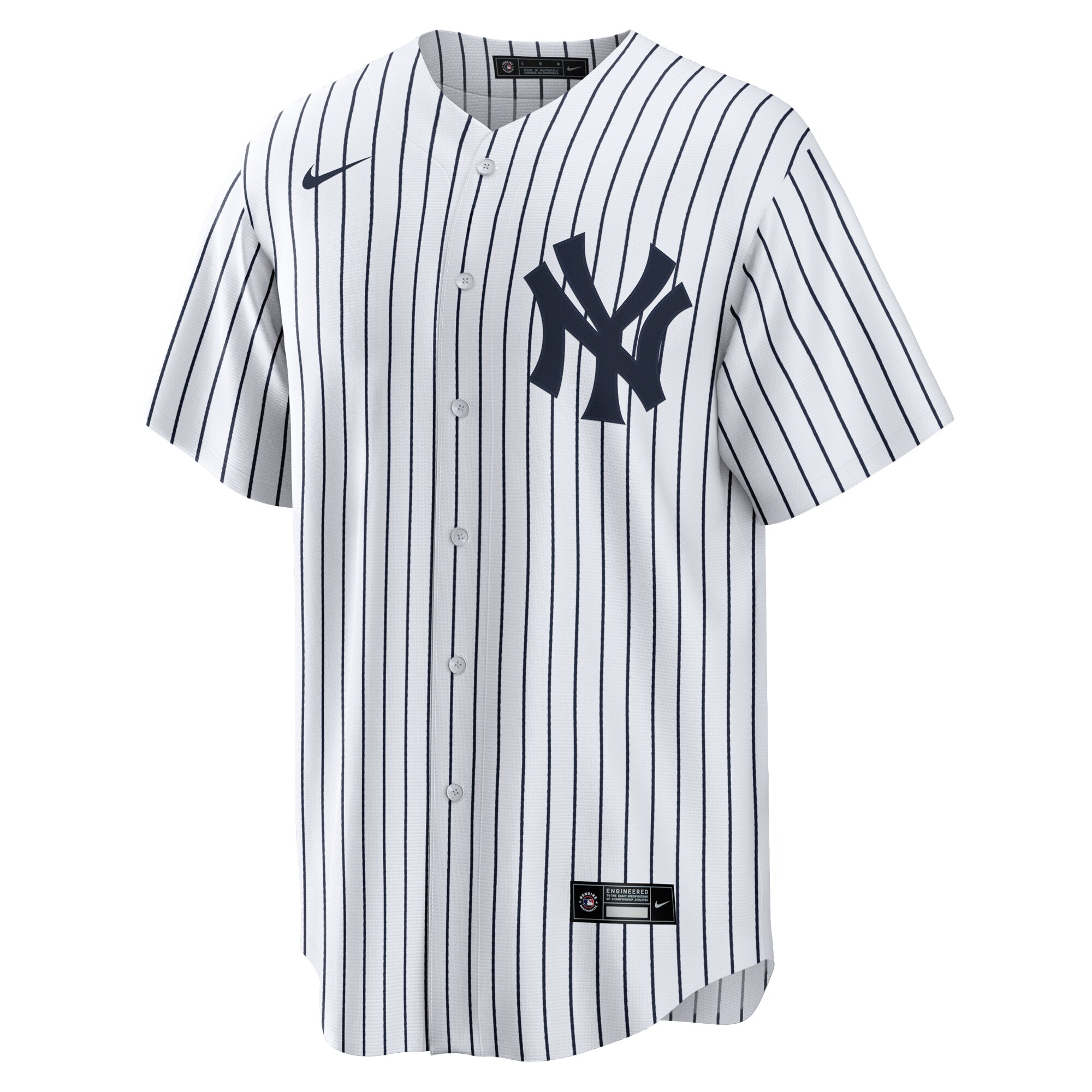 Alternative view of Men's New York Yankees Carlos Rodon White/Navy Home Official Player Baseball Jersey 