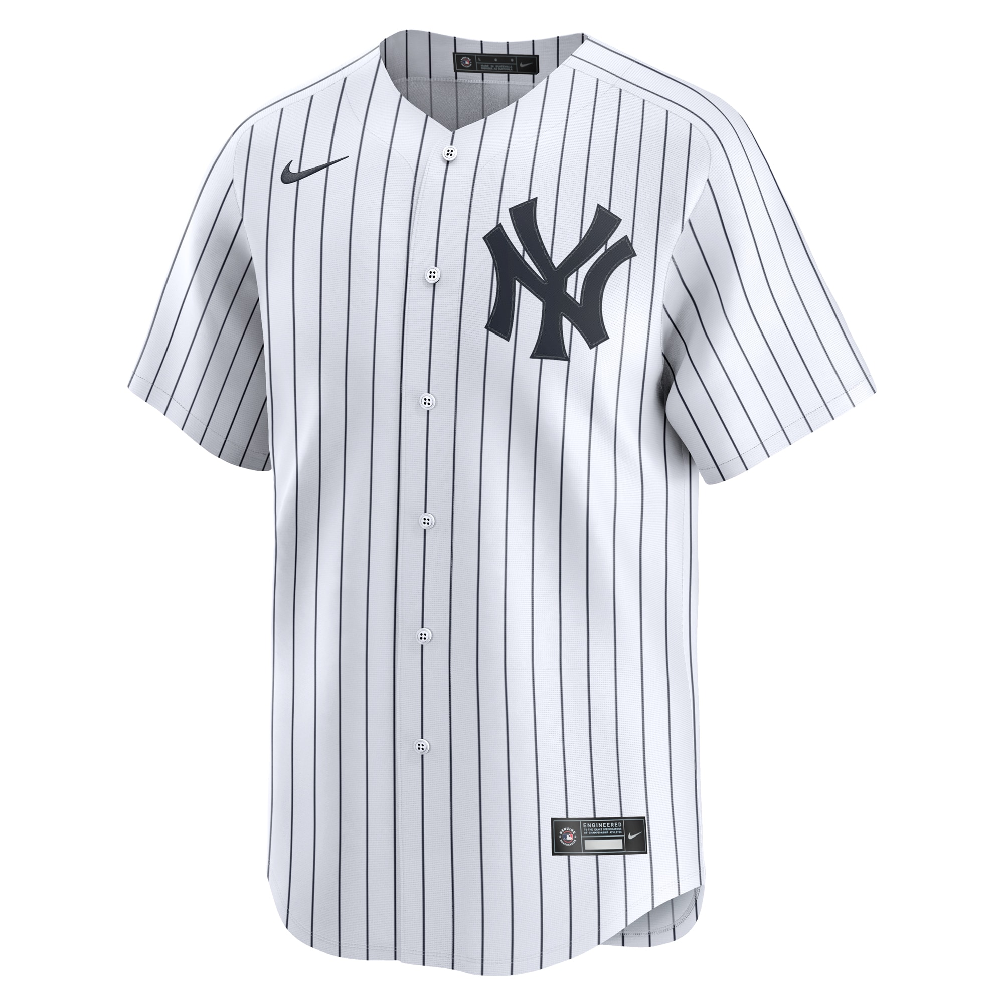 Alternative view of Men's New York Yankees Cody Bellinger White Home Limited Player Baseball Jersey 