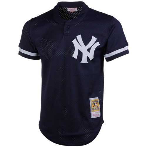 Alternative view of Men's New York Yankees Don Mattingly Mitchell & Ness Navy 1995 Cooperstown Collection Mesh Batting Practice Baseball Jersey 